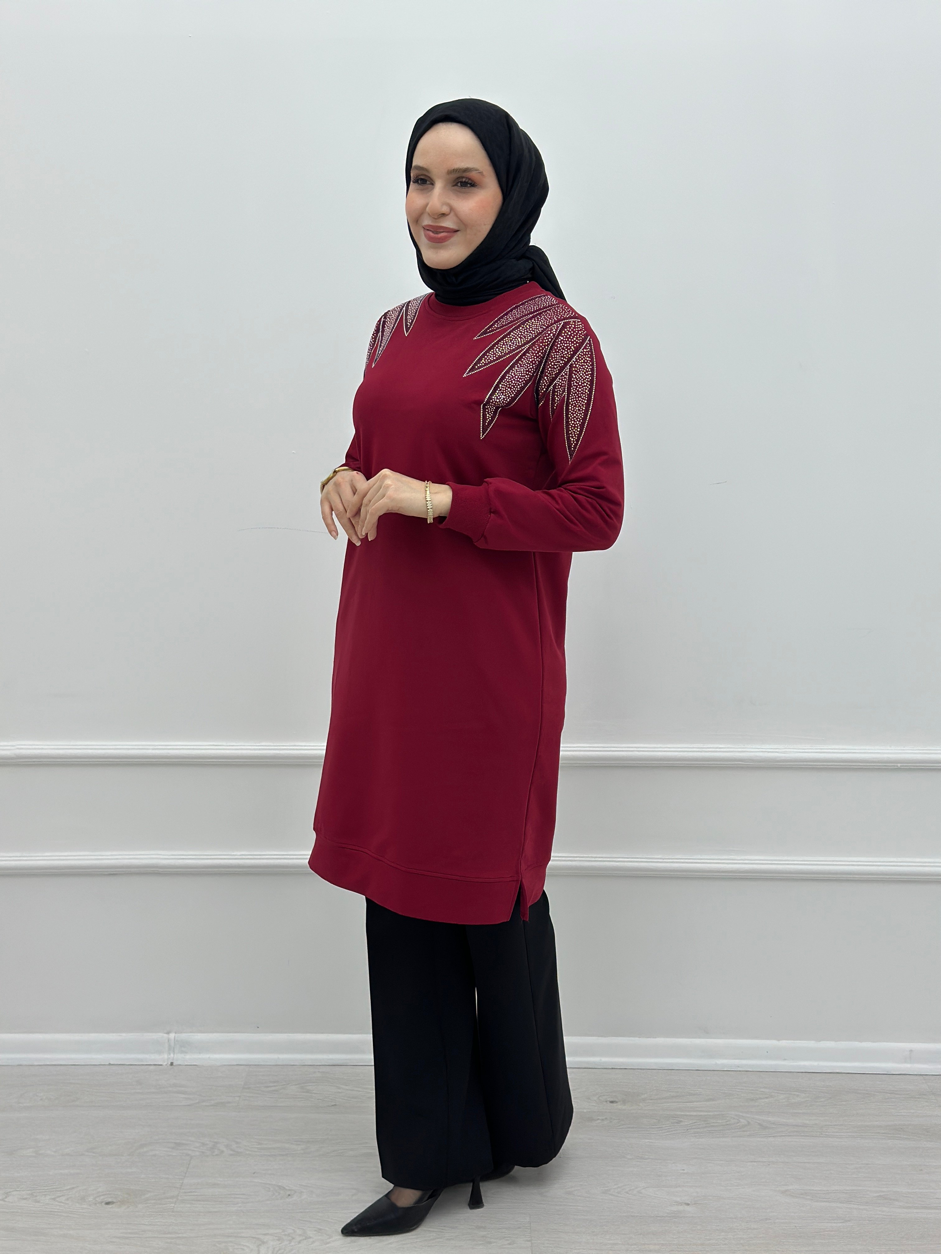 Omuz Taşlı Tunik 2300
