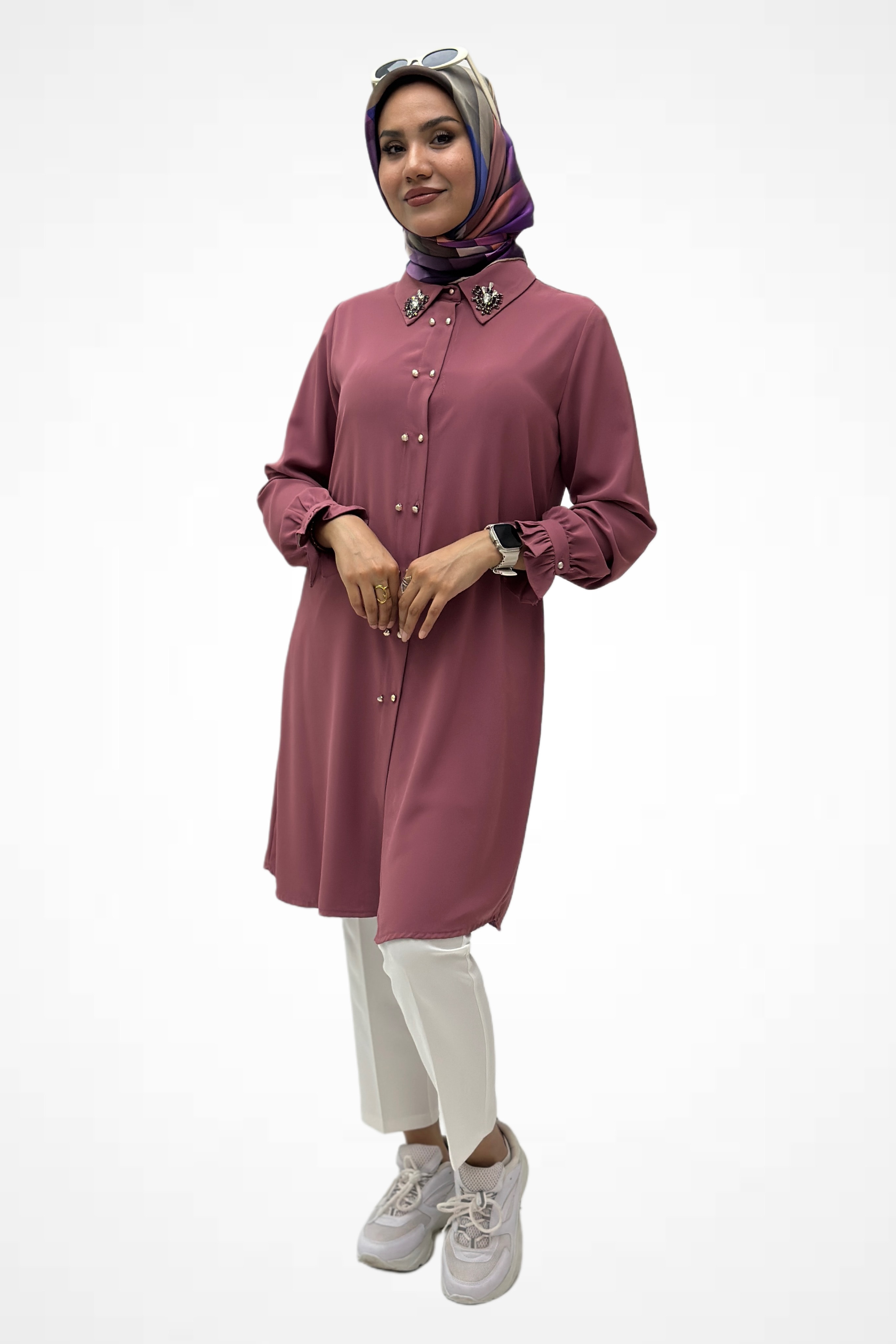 Çift Düğmeli Tunik A5106