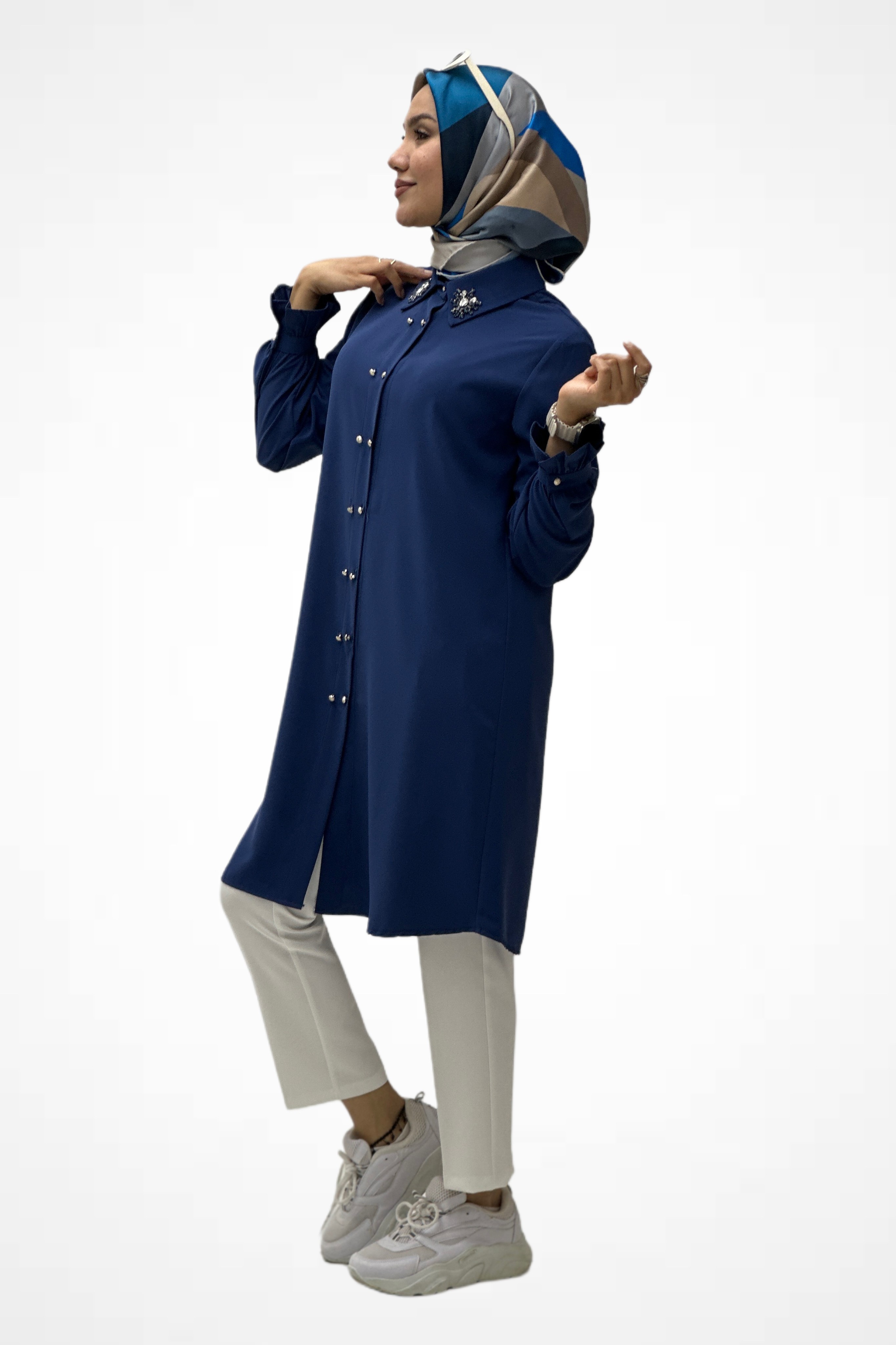 Çift Düğmeli Tunik A5106