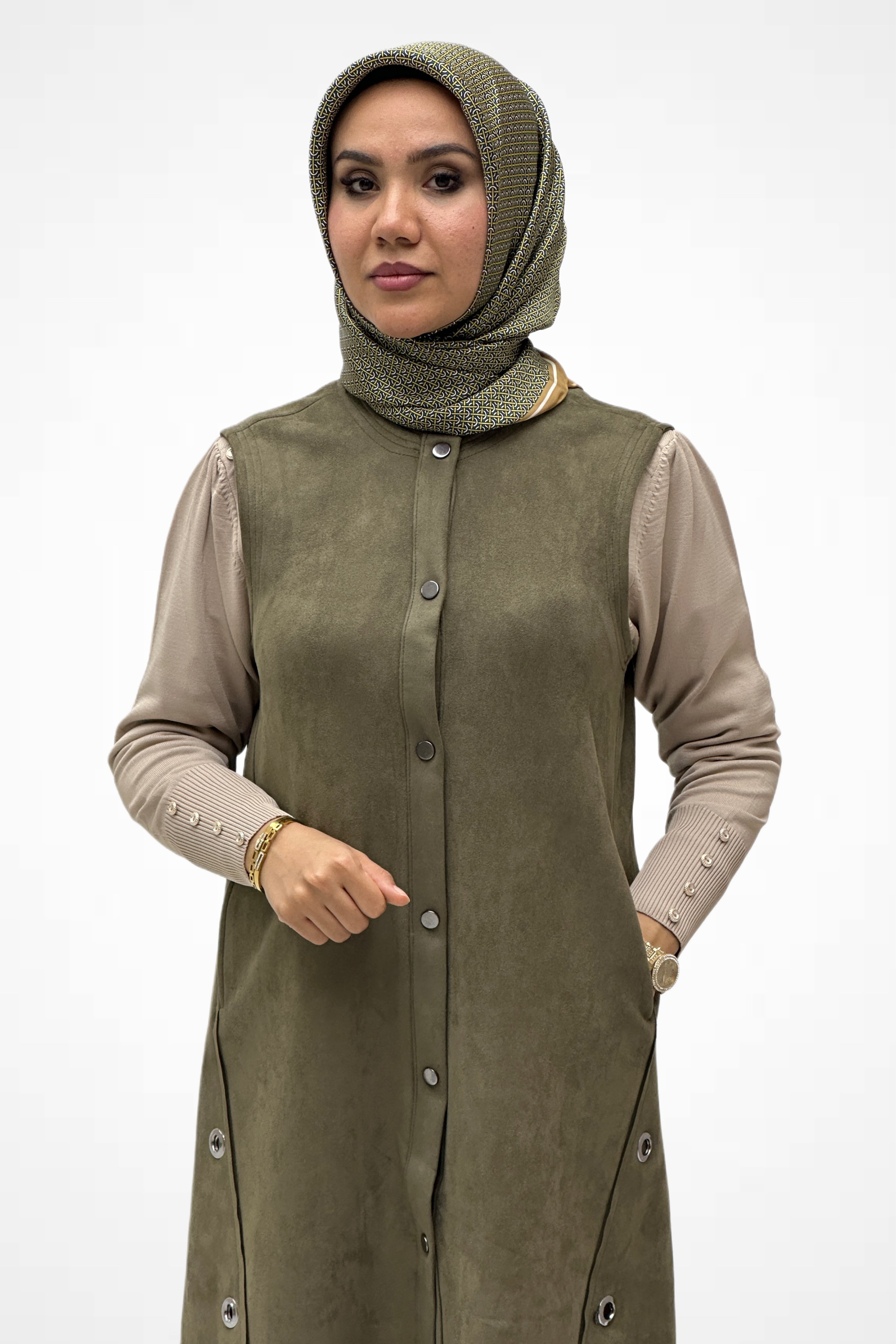 Süet Yelek 175081