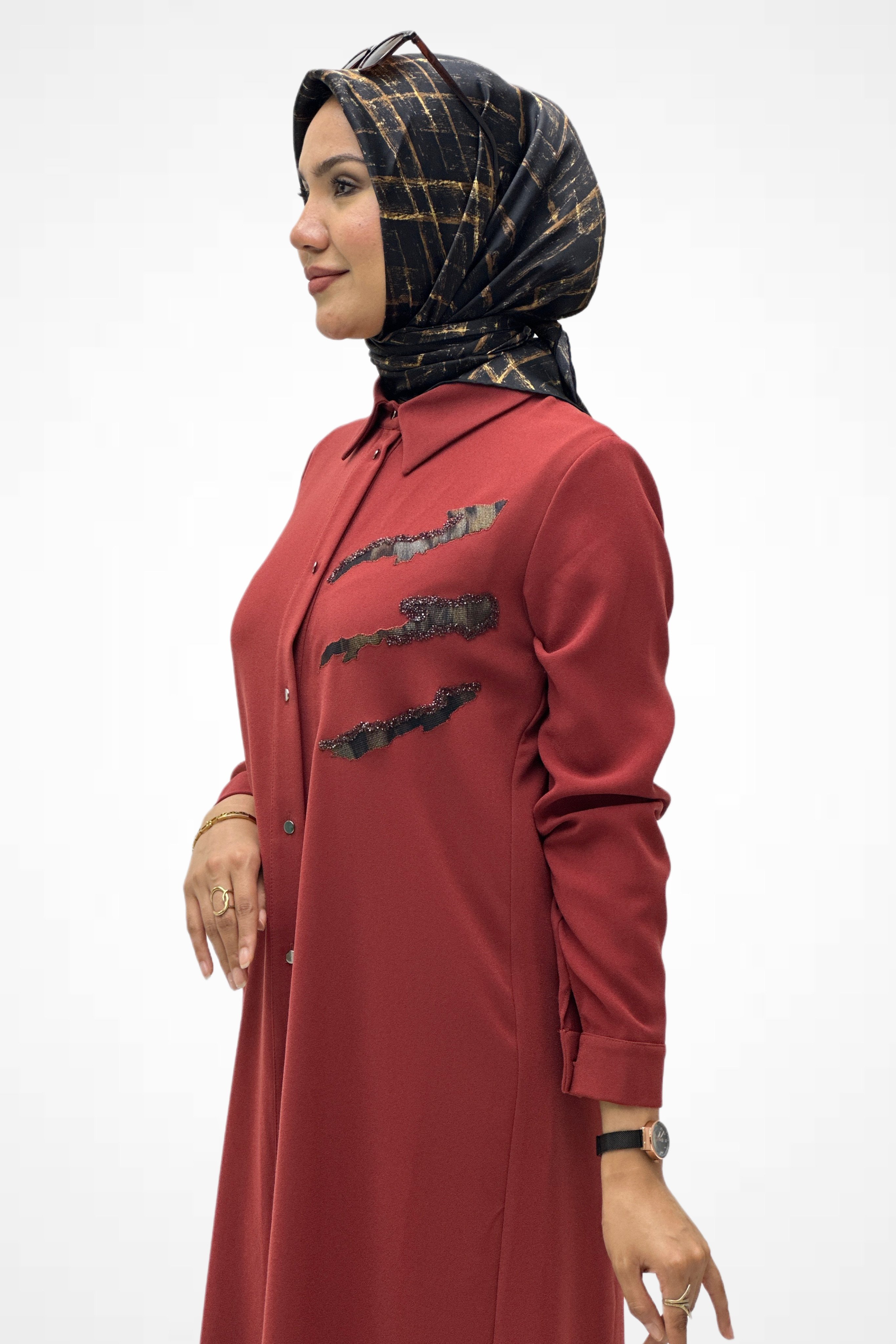 İşlemeli Tunik 2087