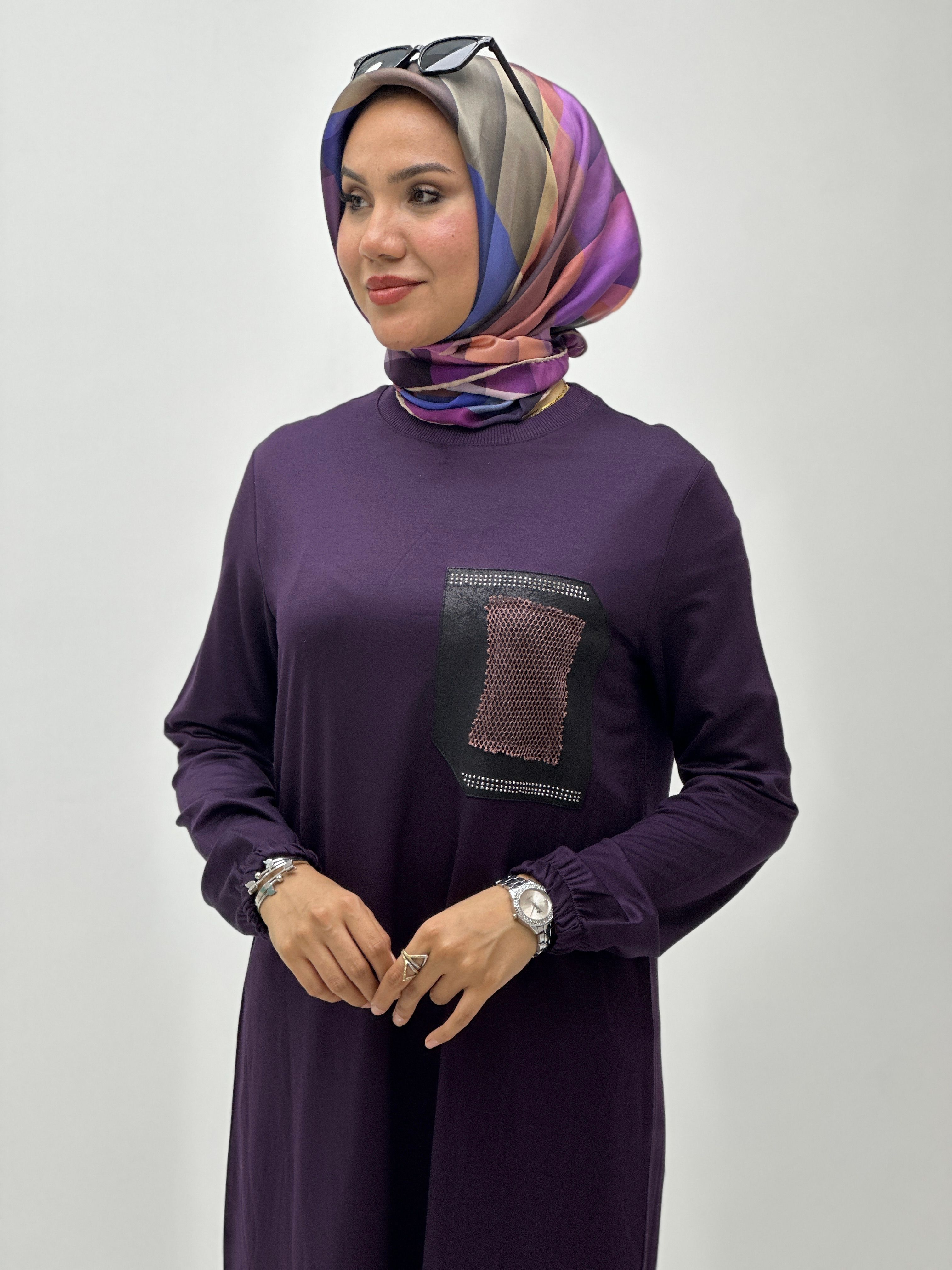 File Kombinli Tunik K8641