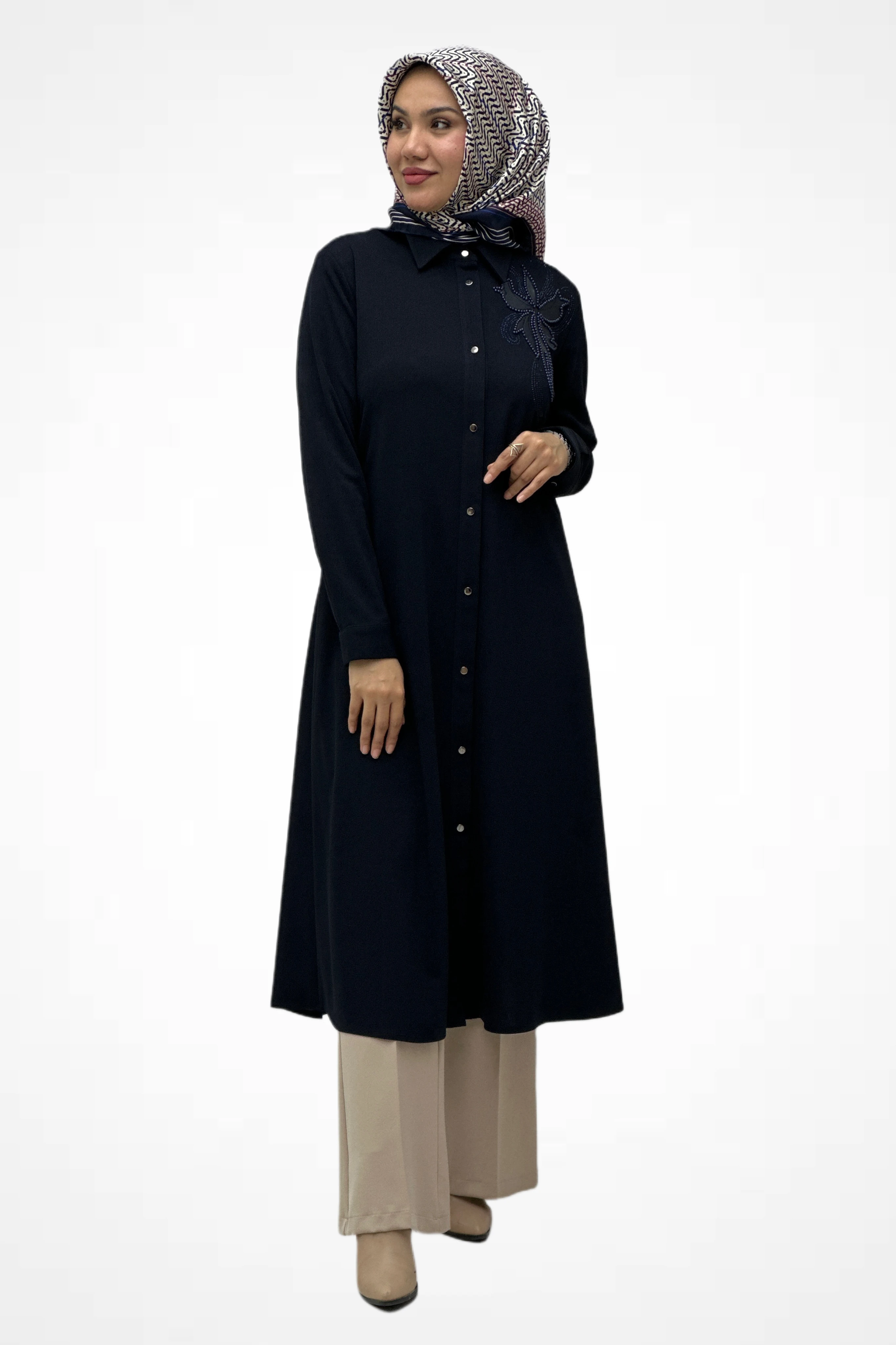 İnci Nakışlı Tunik 2211