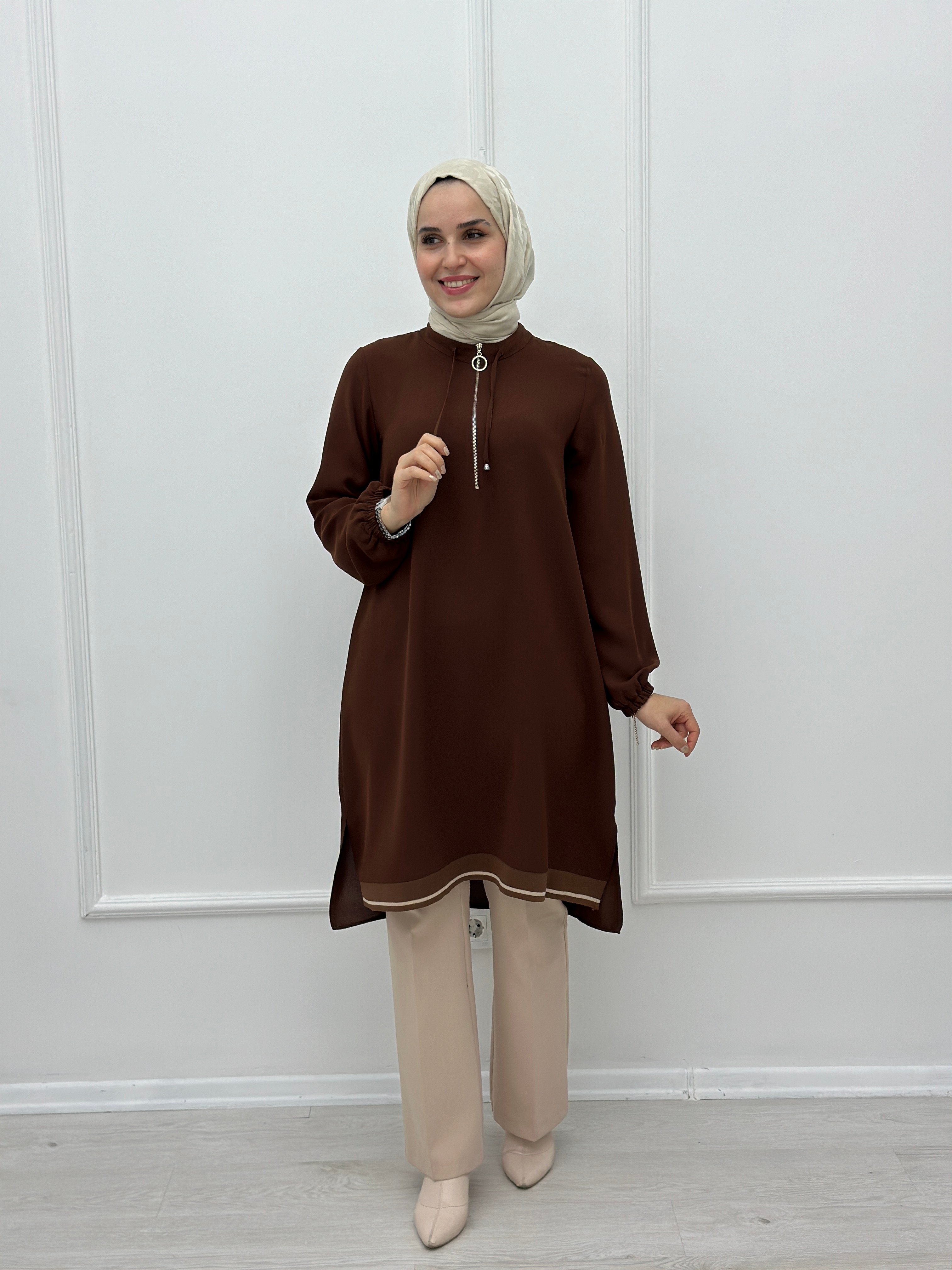 Ribana Detaylı Tunik A4906