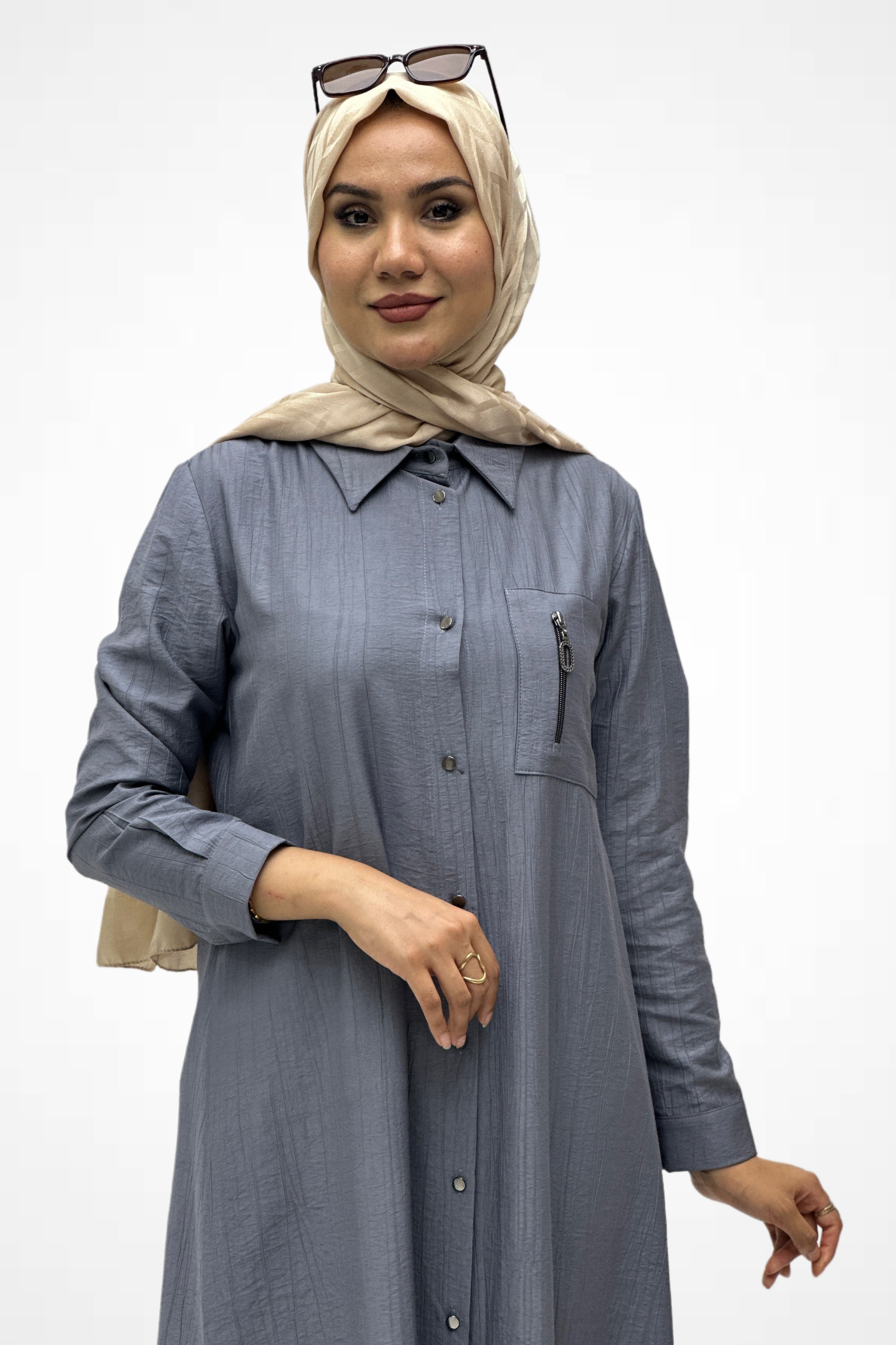 Fermuarlı Tunik 2089