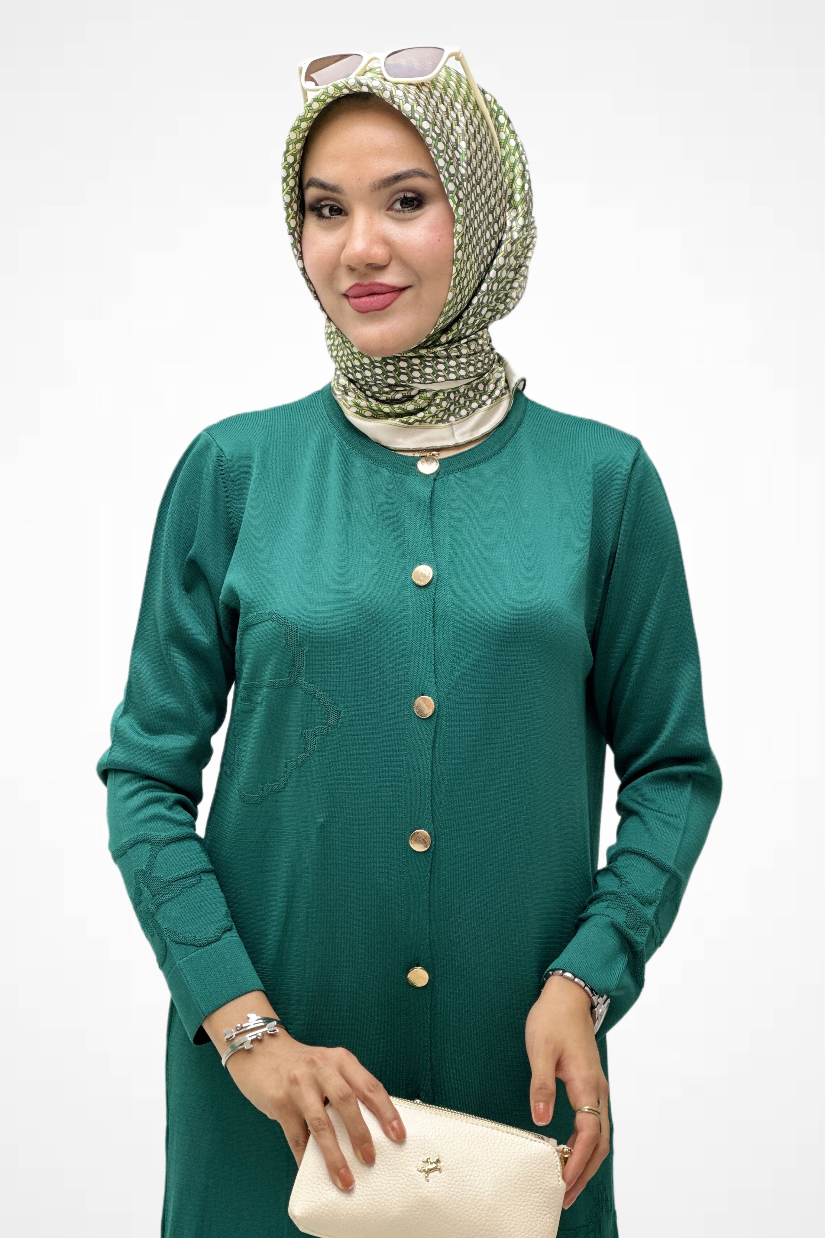 Gonca Desenli Hırka 35210
