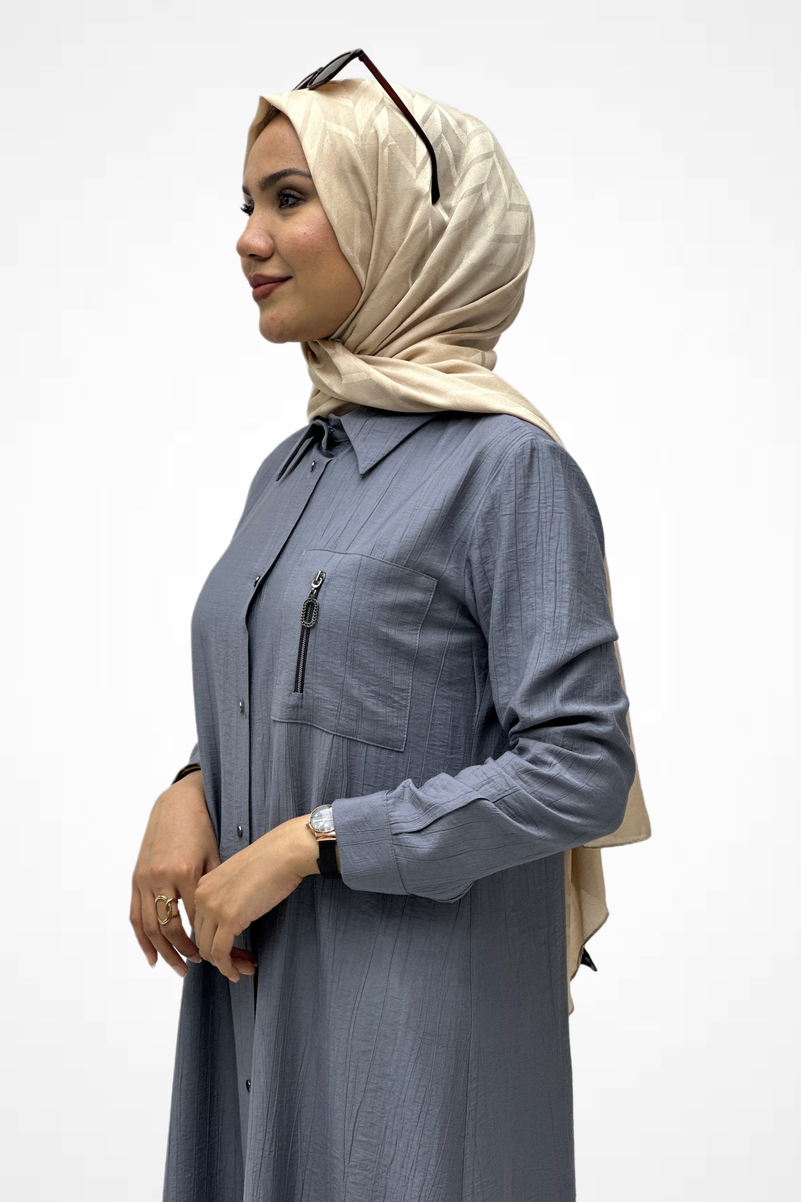 Fermuarlı Tunik 2089