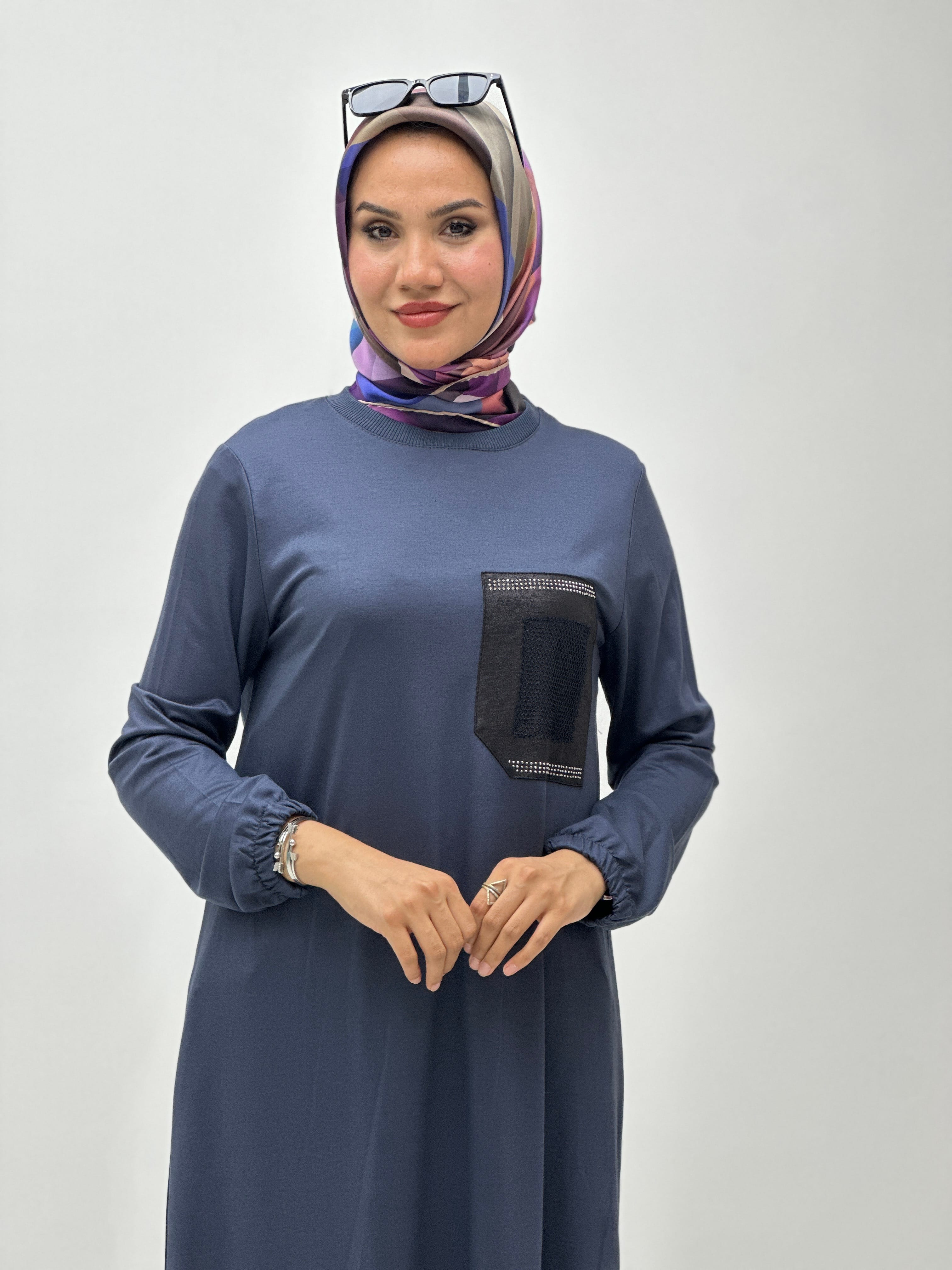 File Kombinli Tunik K8641
