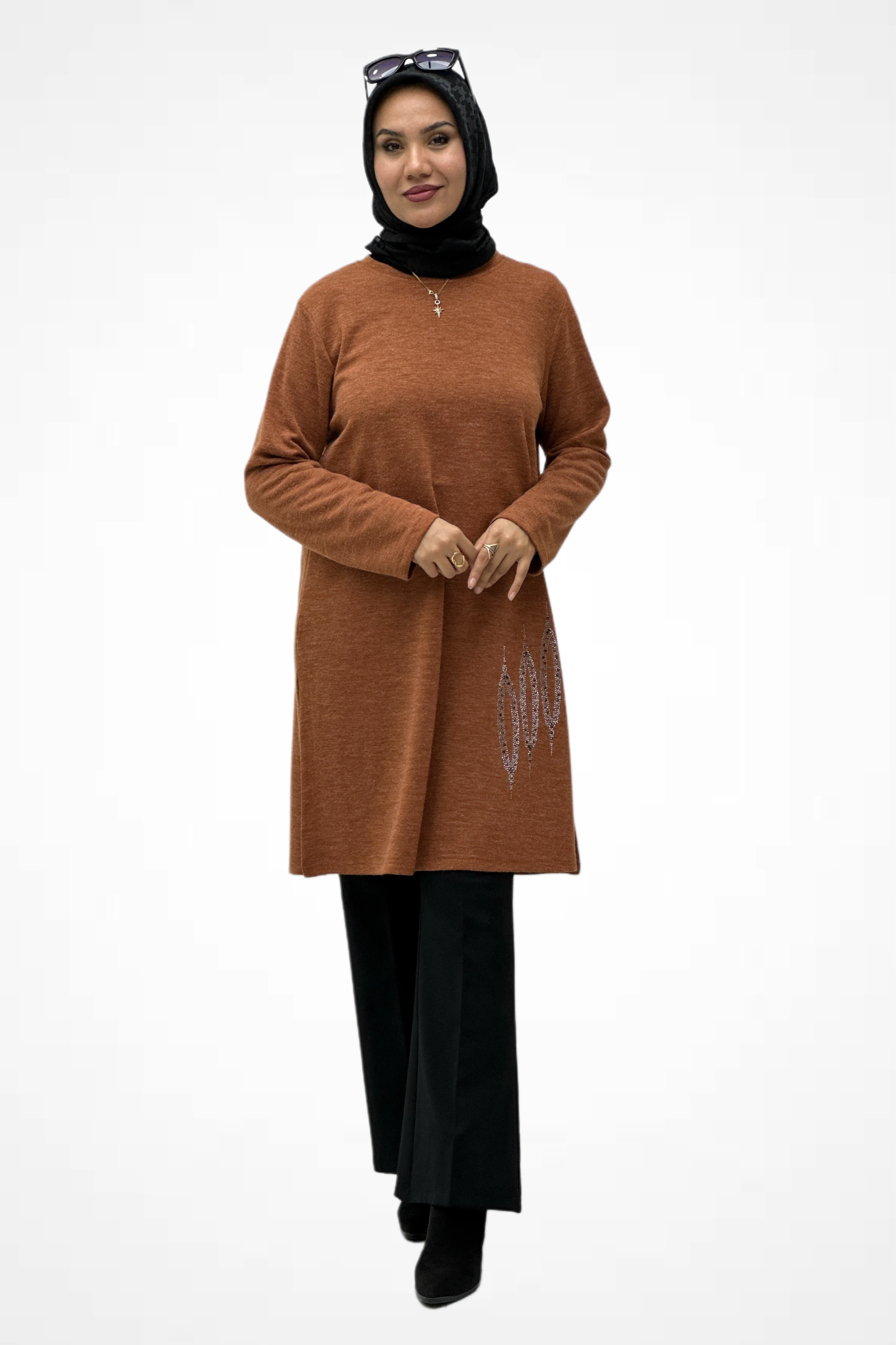 Taş Detaylı Tunik 26005