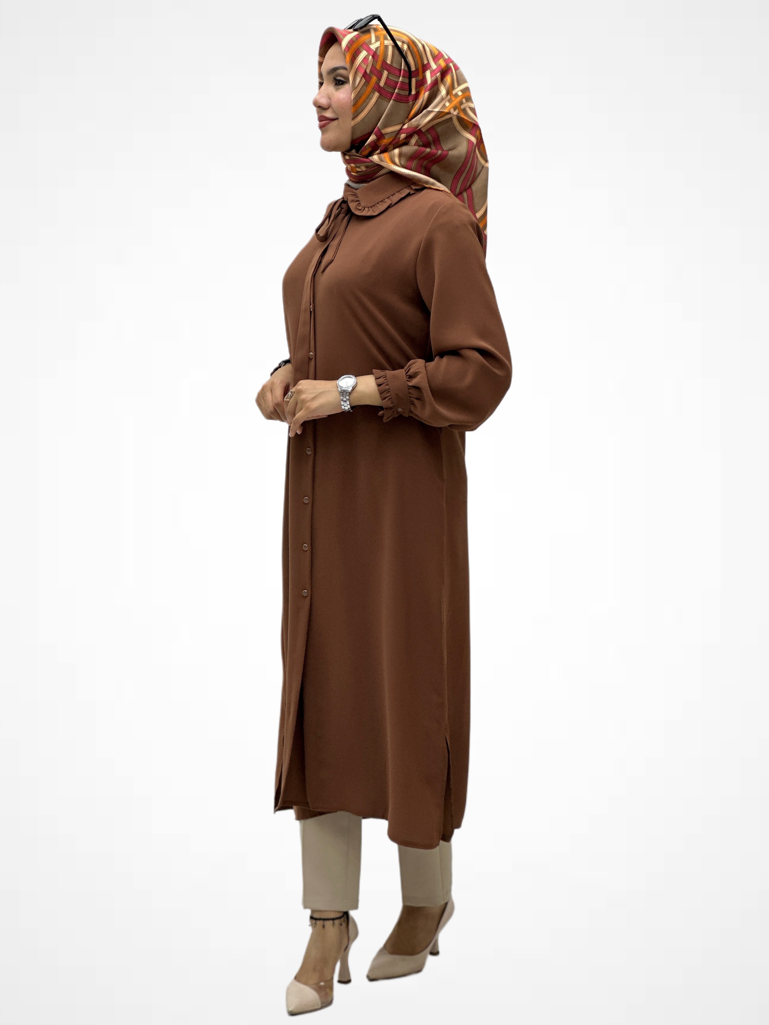 Bebe Yaka Fulalı Tunik A4911