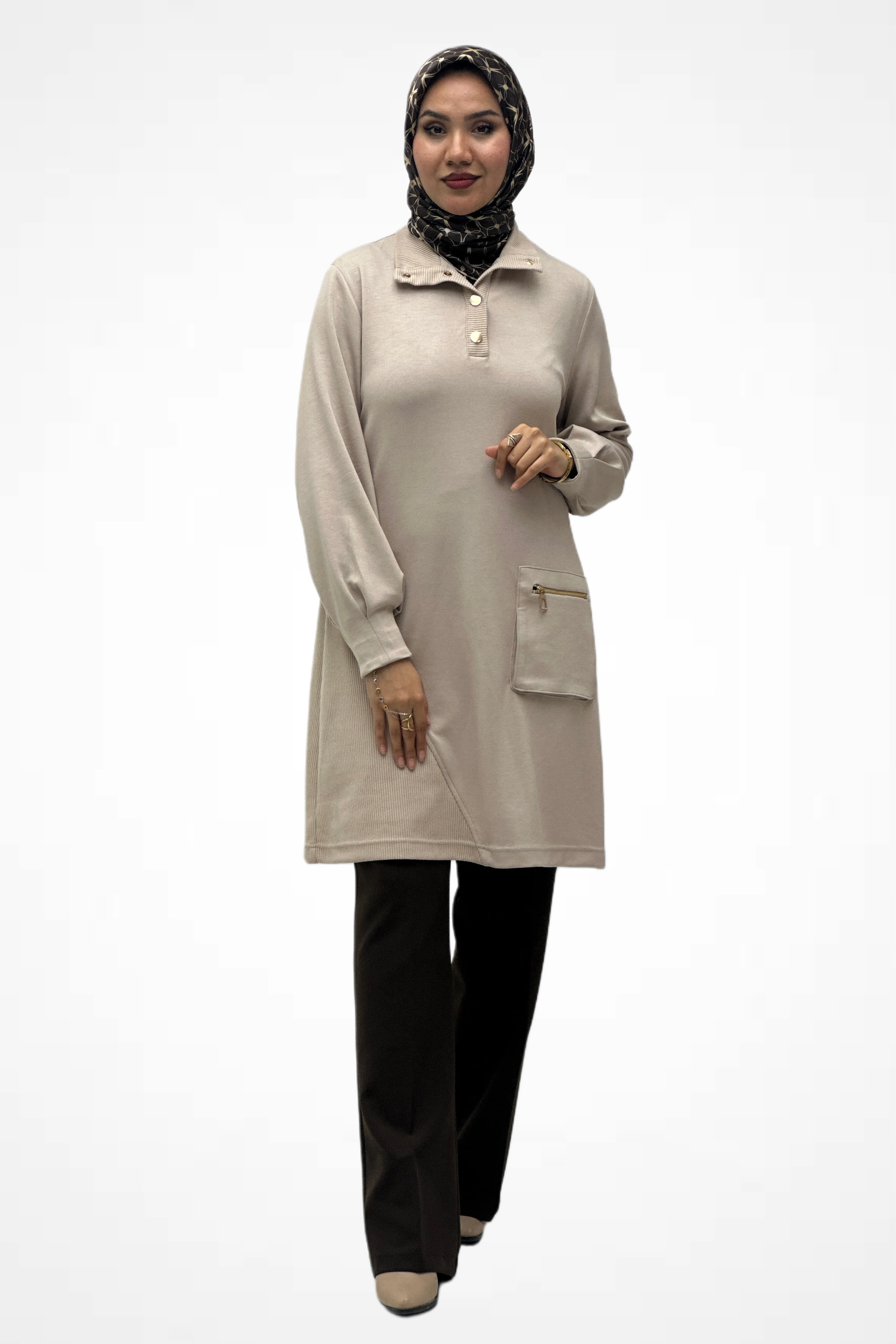 Cep Detaylı Tunik 1133