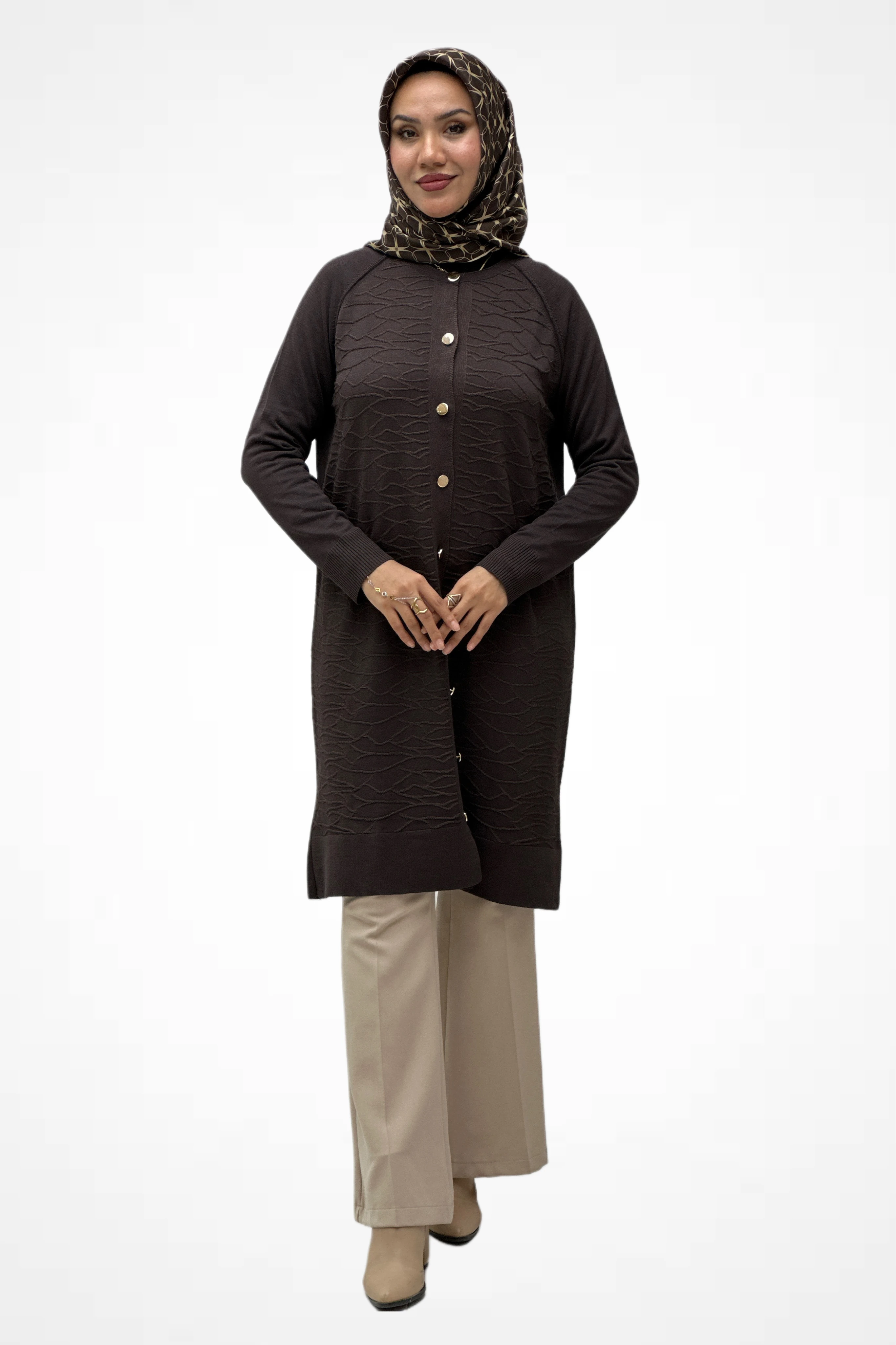 Desenli Hırka 2725306