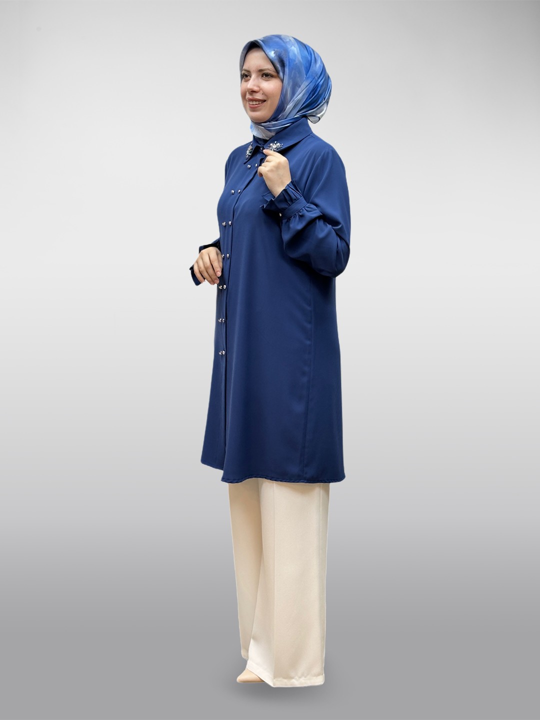 Çift Düğmeli Tunik A5106