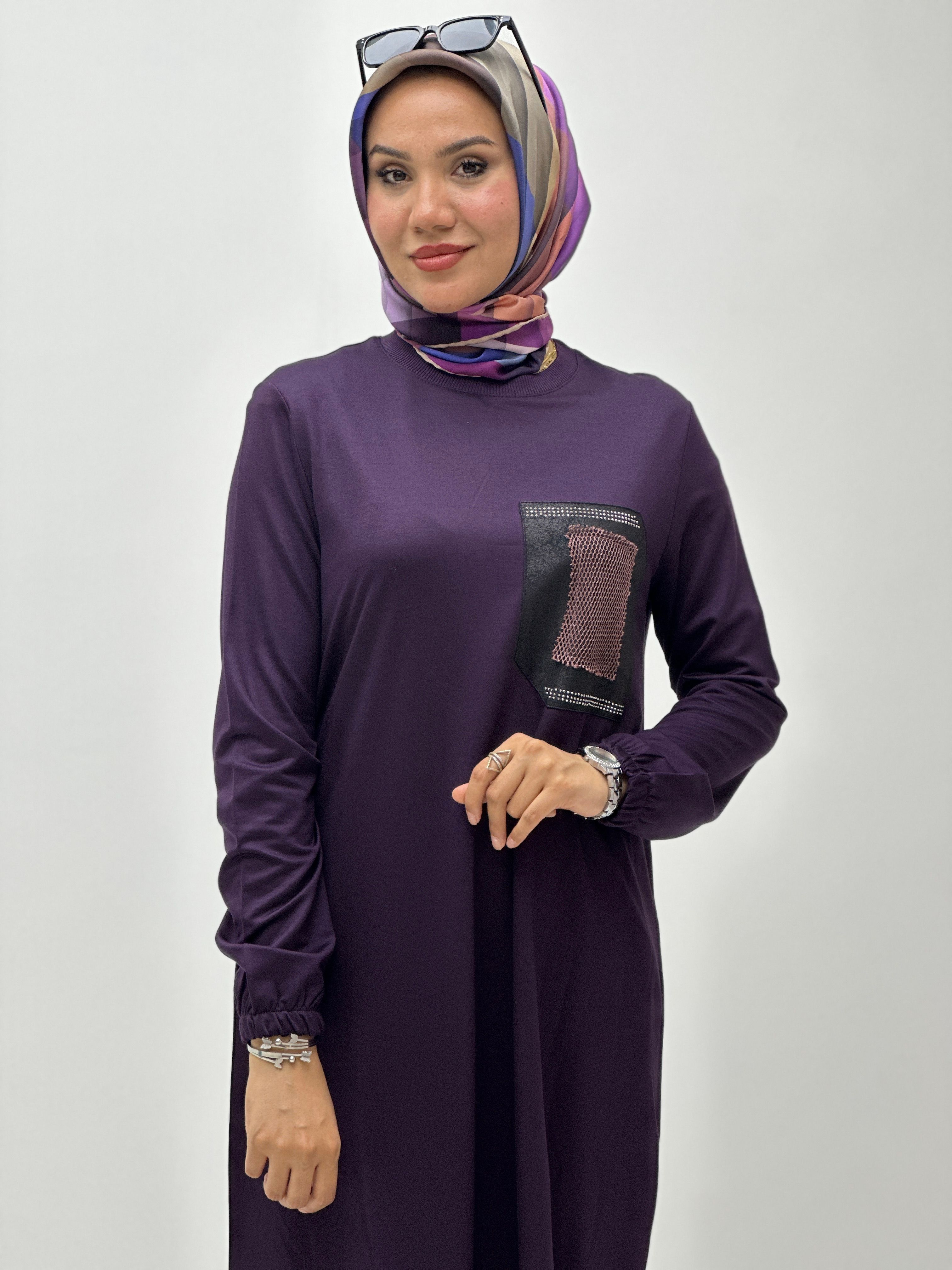 File Kombinli Tunik K8641
