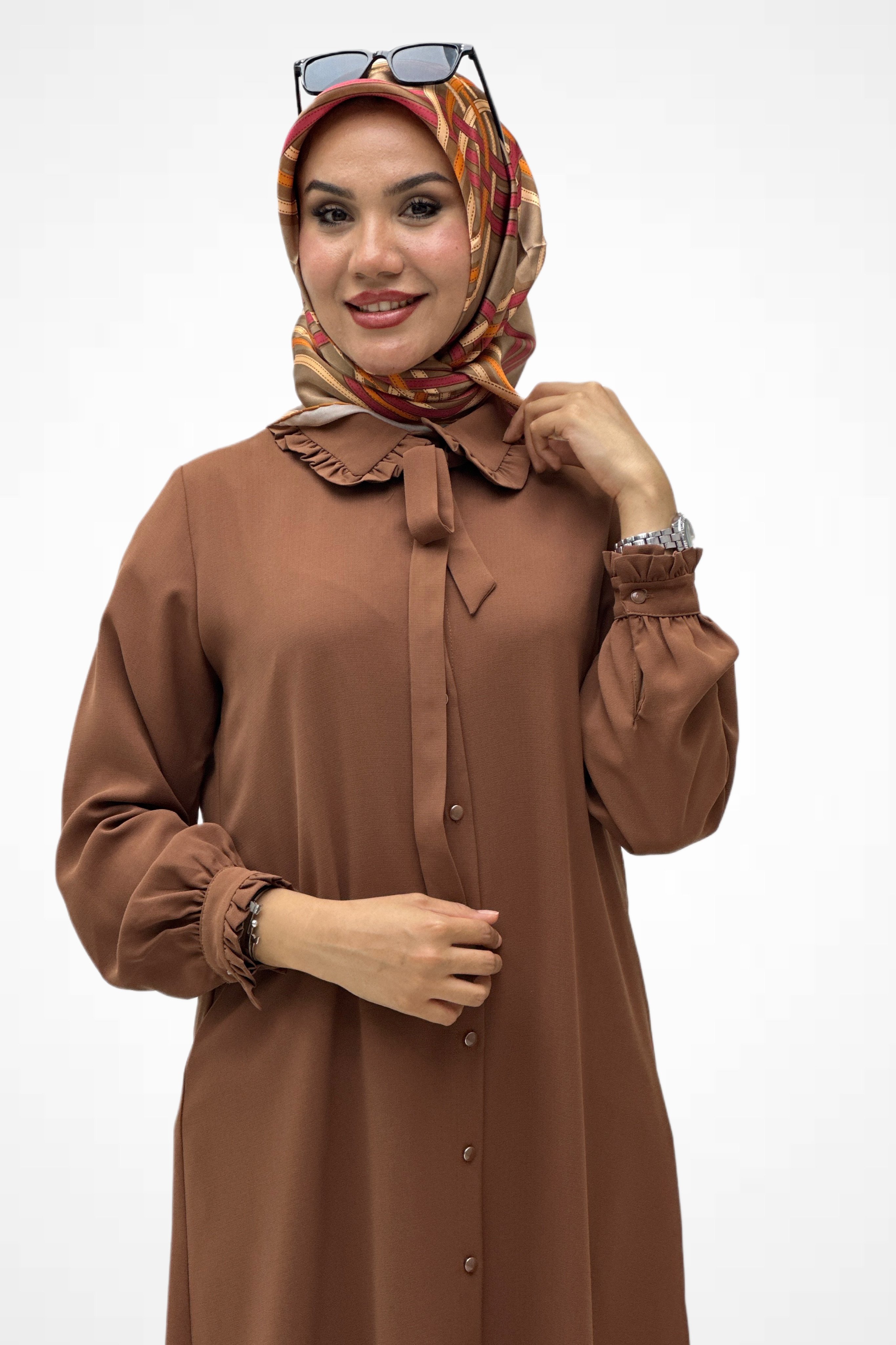 Bebe Yaka Fulalı Tunik A4911