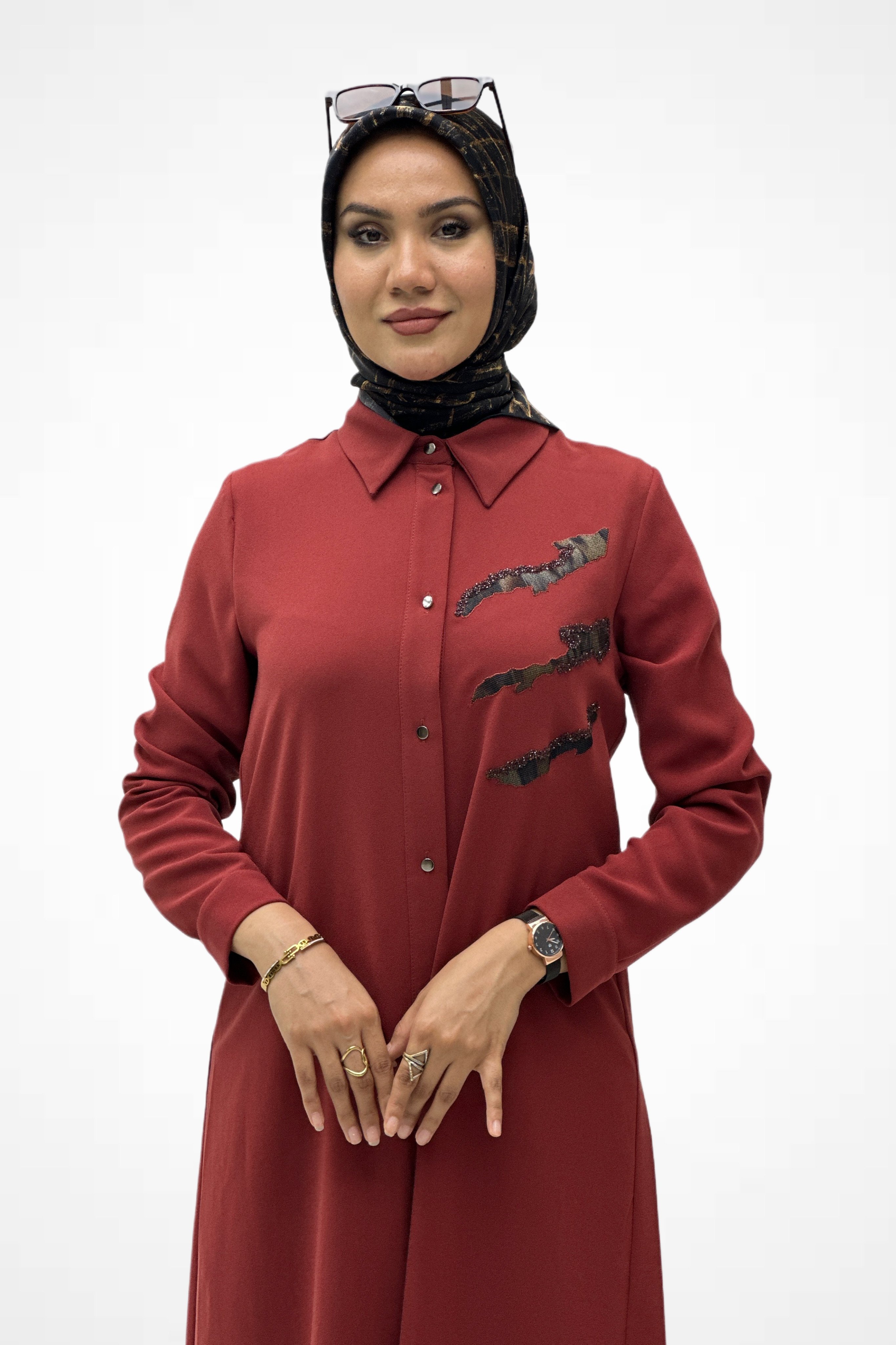 İşlemeli Tunik 2087