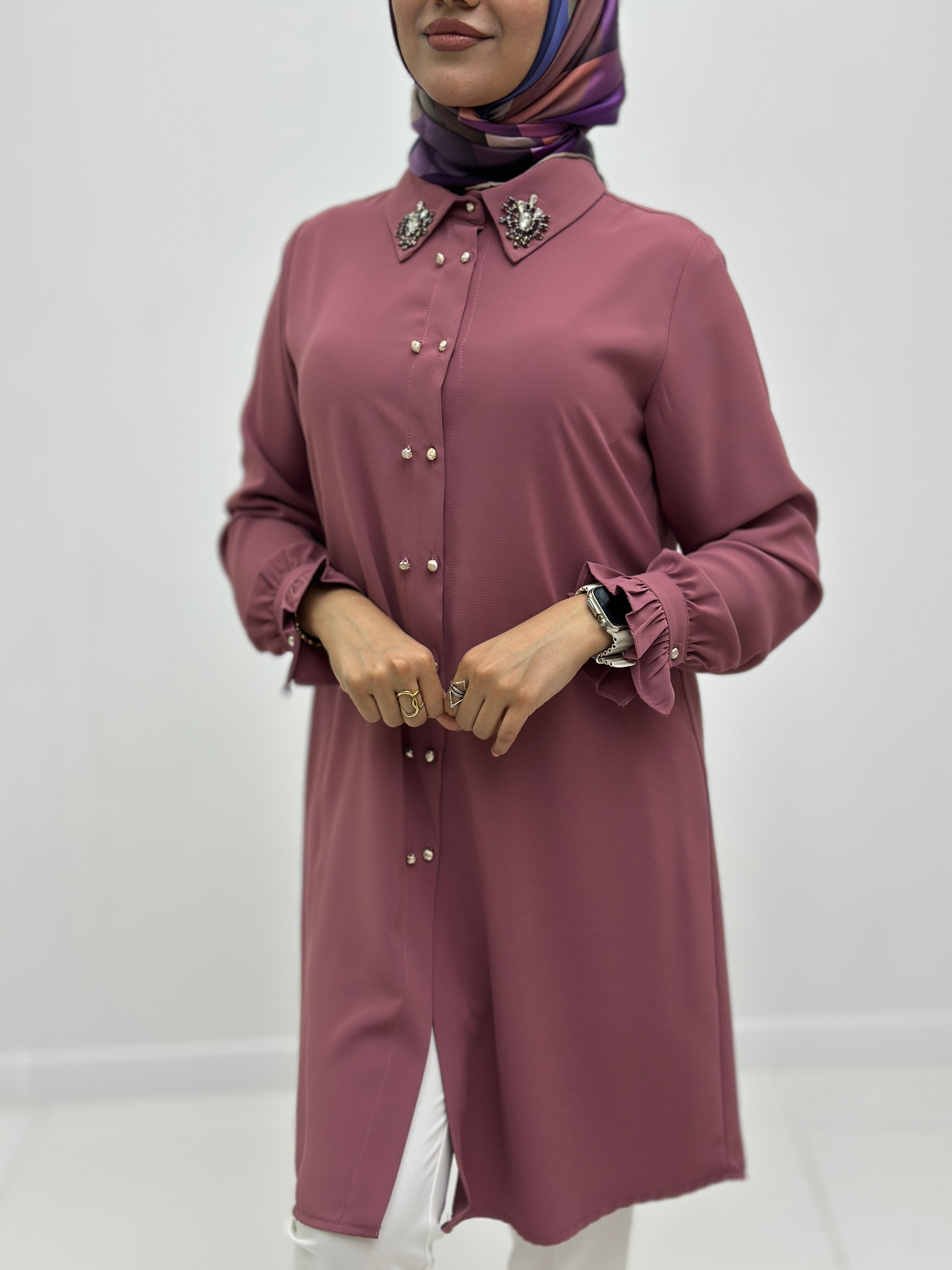 Çift Düğmeli Tunik A5106