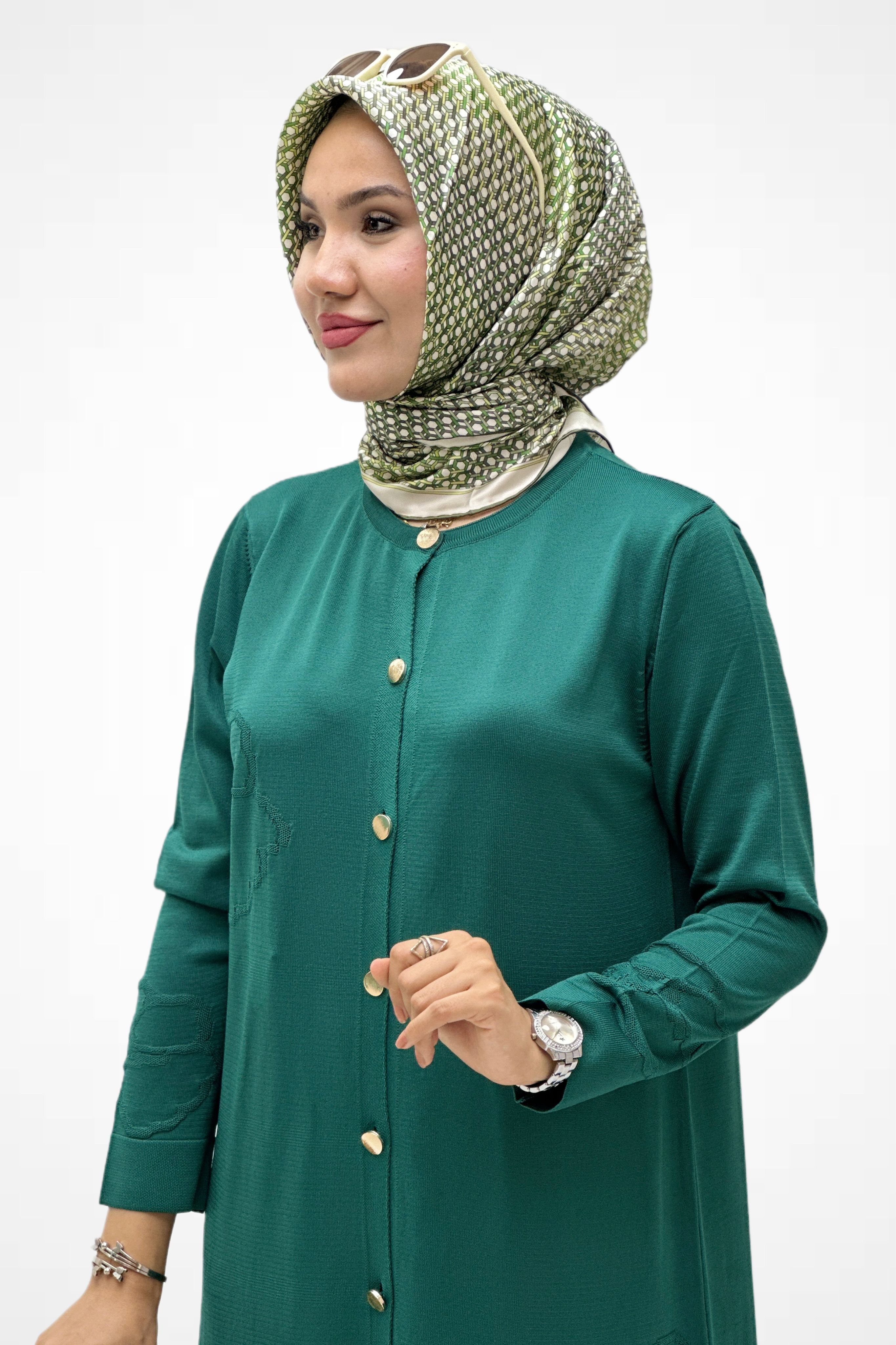 Gonca Desenli Hırka 35210