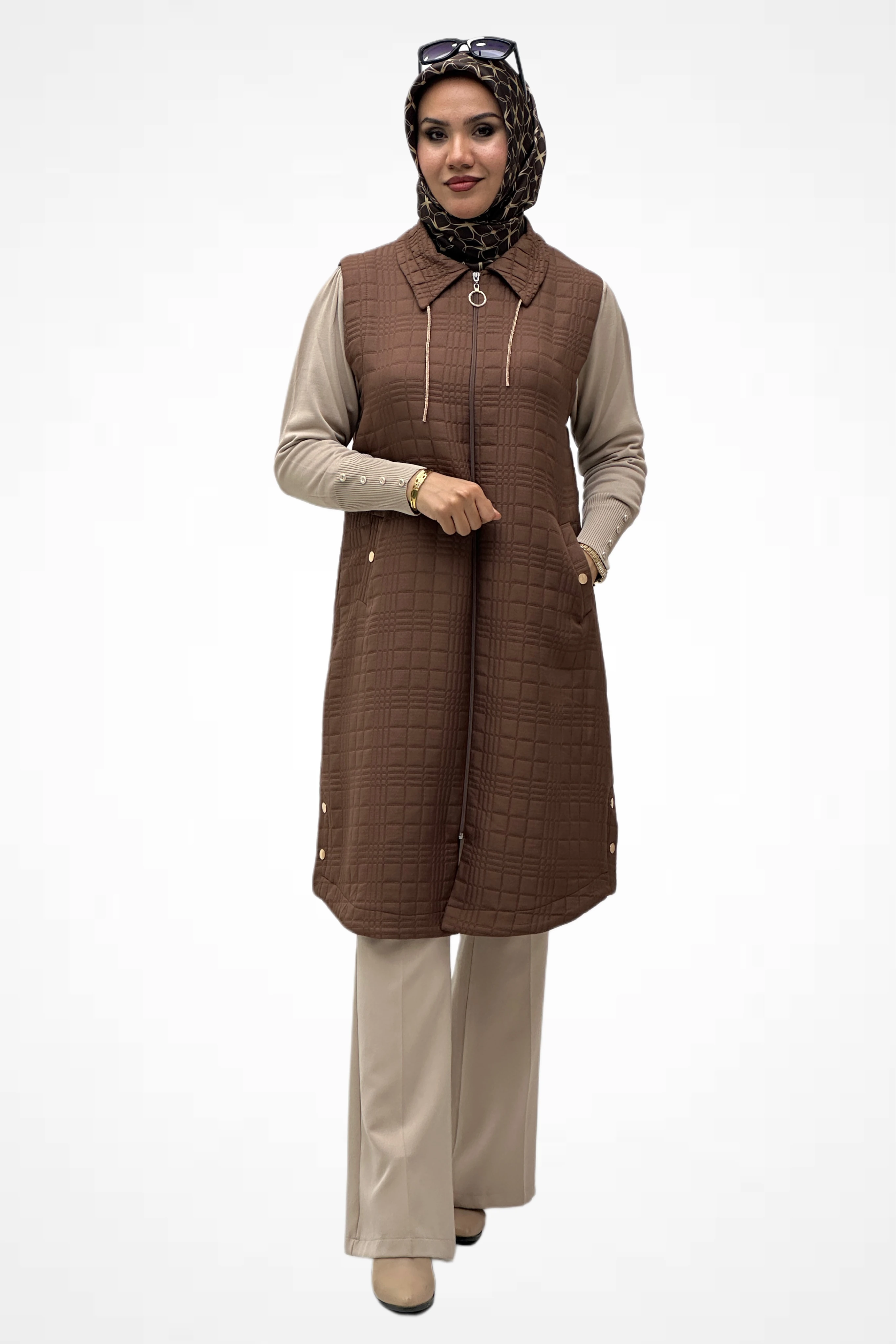  Kapitone Yelek N4805