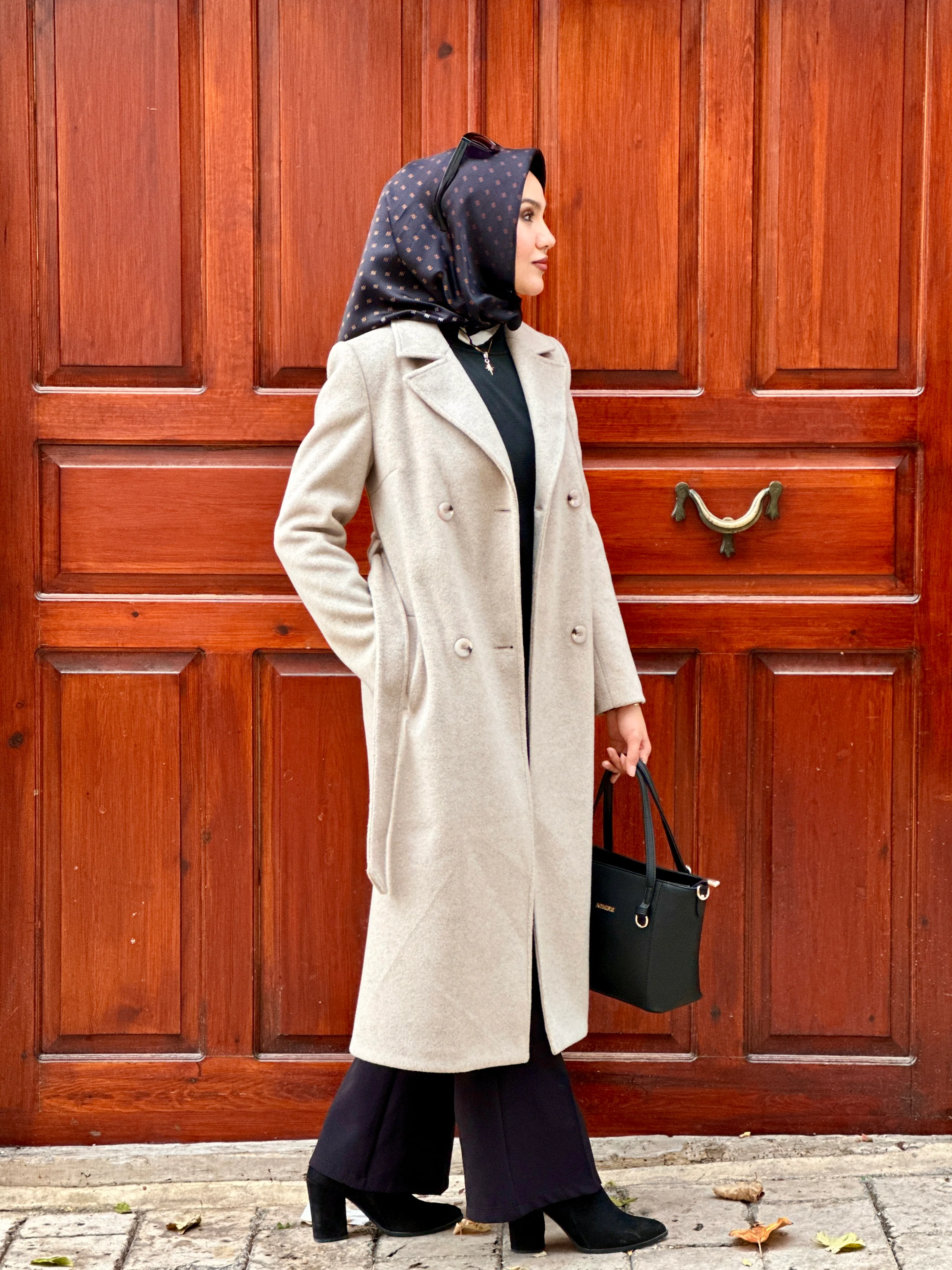 Karen Klasik Kaşe Trenç K714