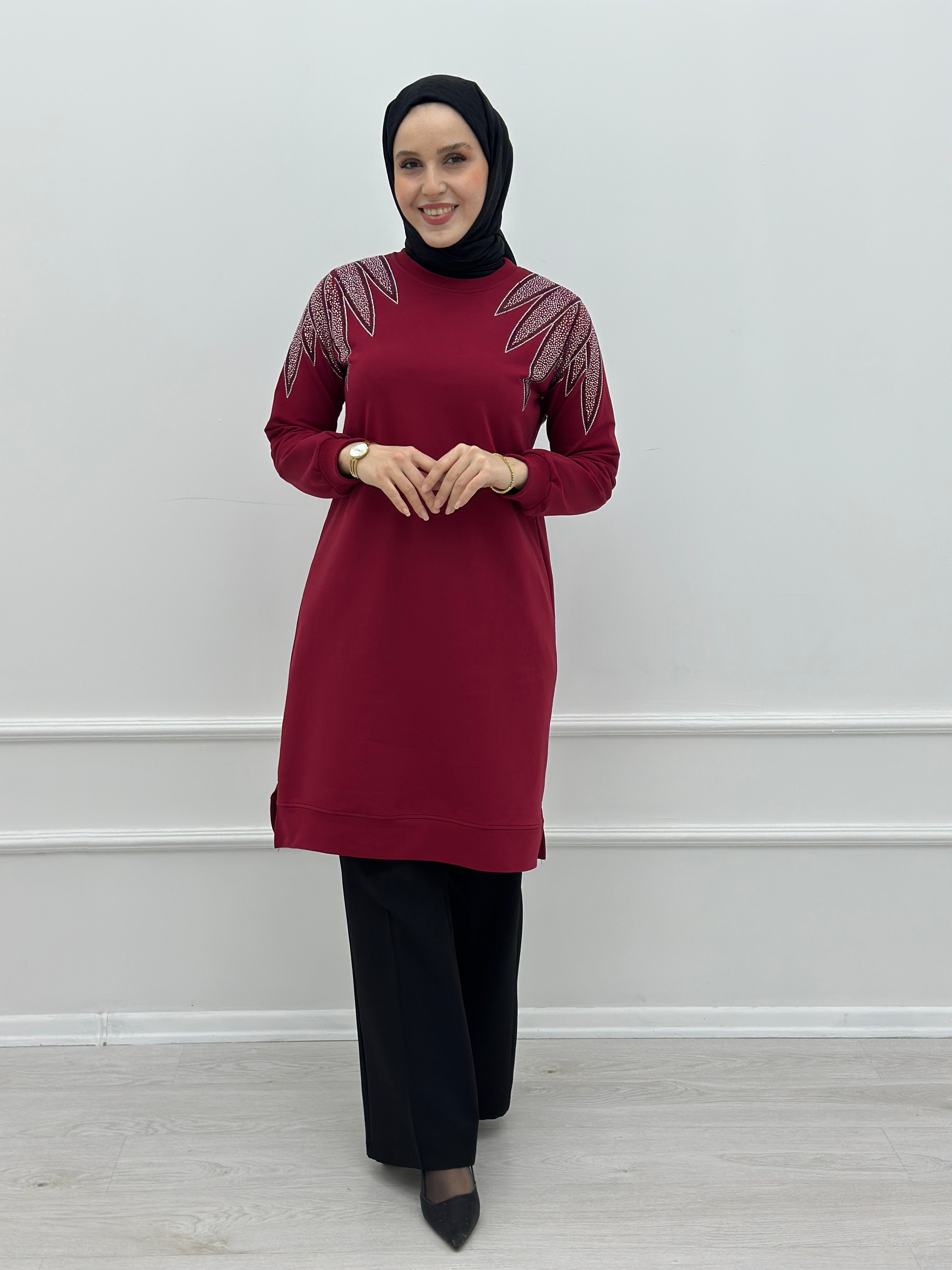 Omuz Taşlı Tunik 2300