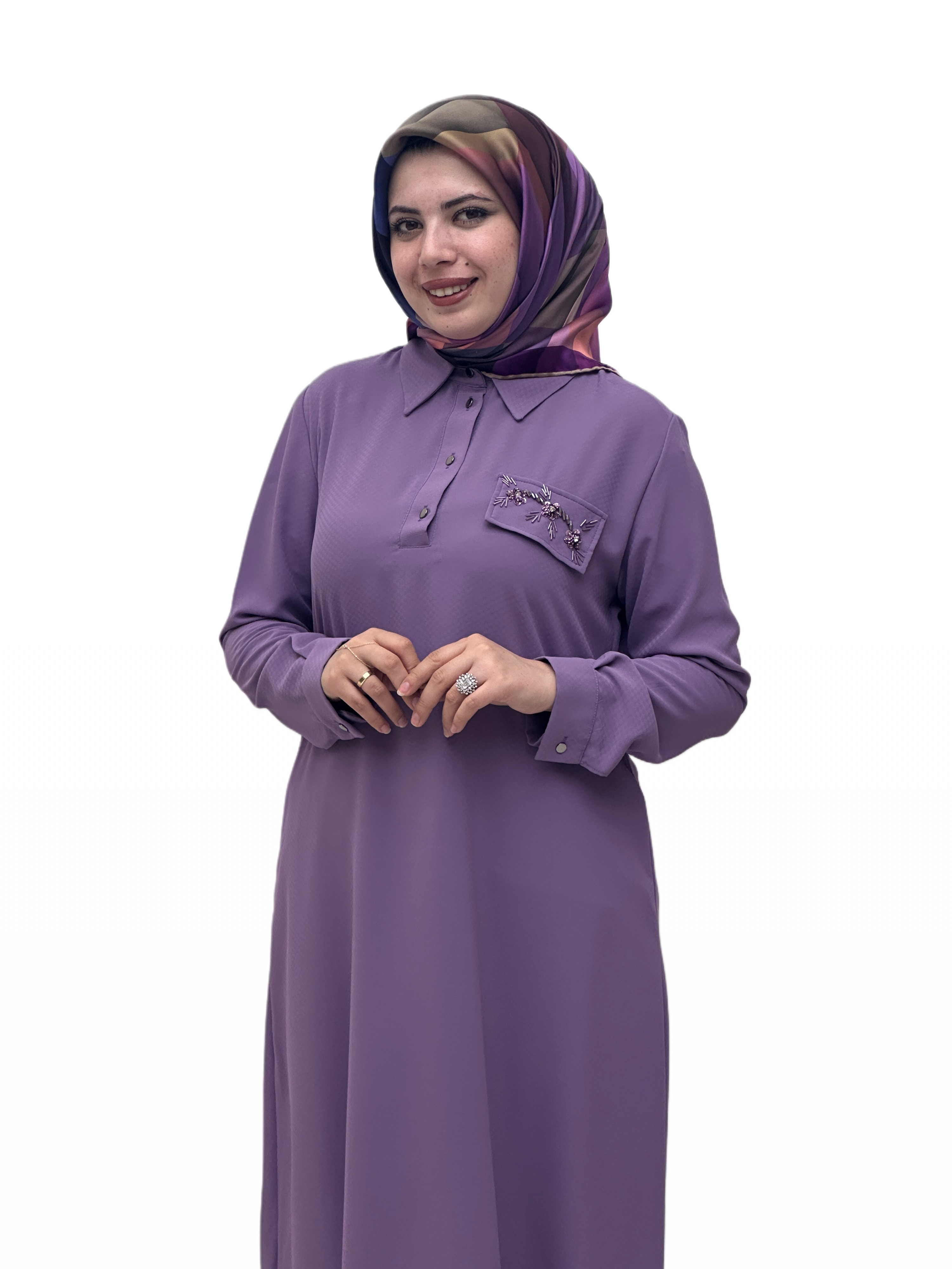 İşlemeli Tunik 2101