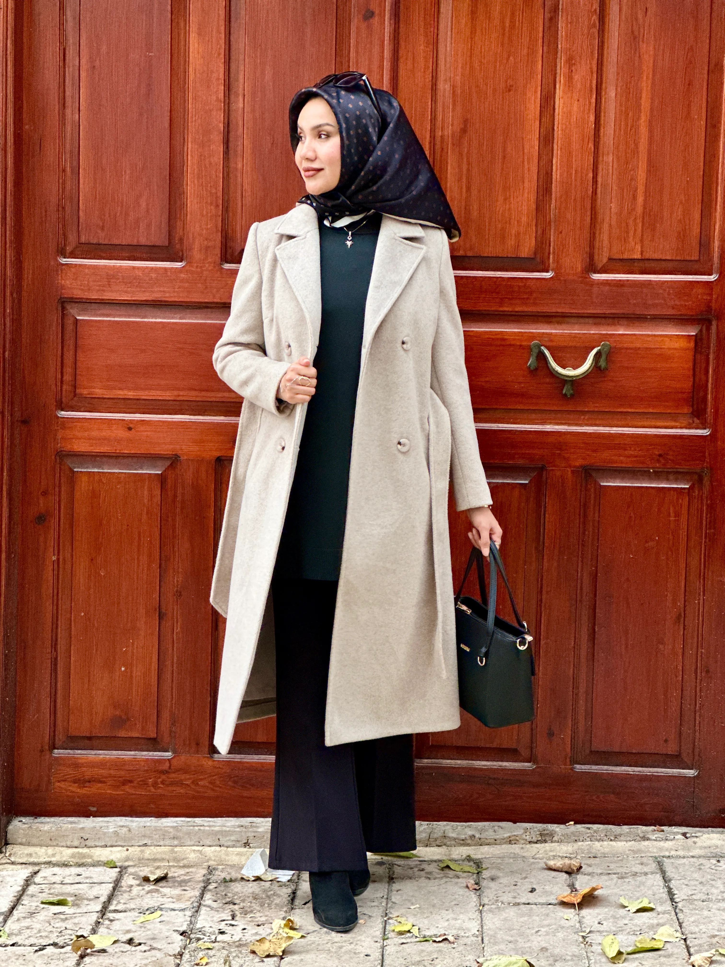 Karen Klasik Kaşe Trenç K714