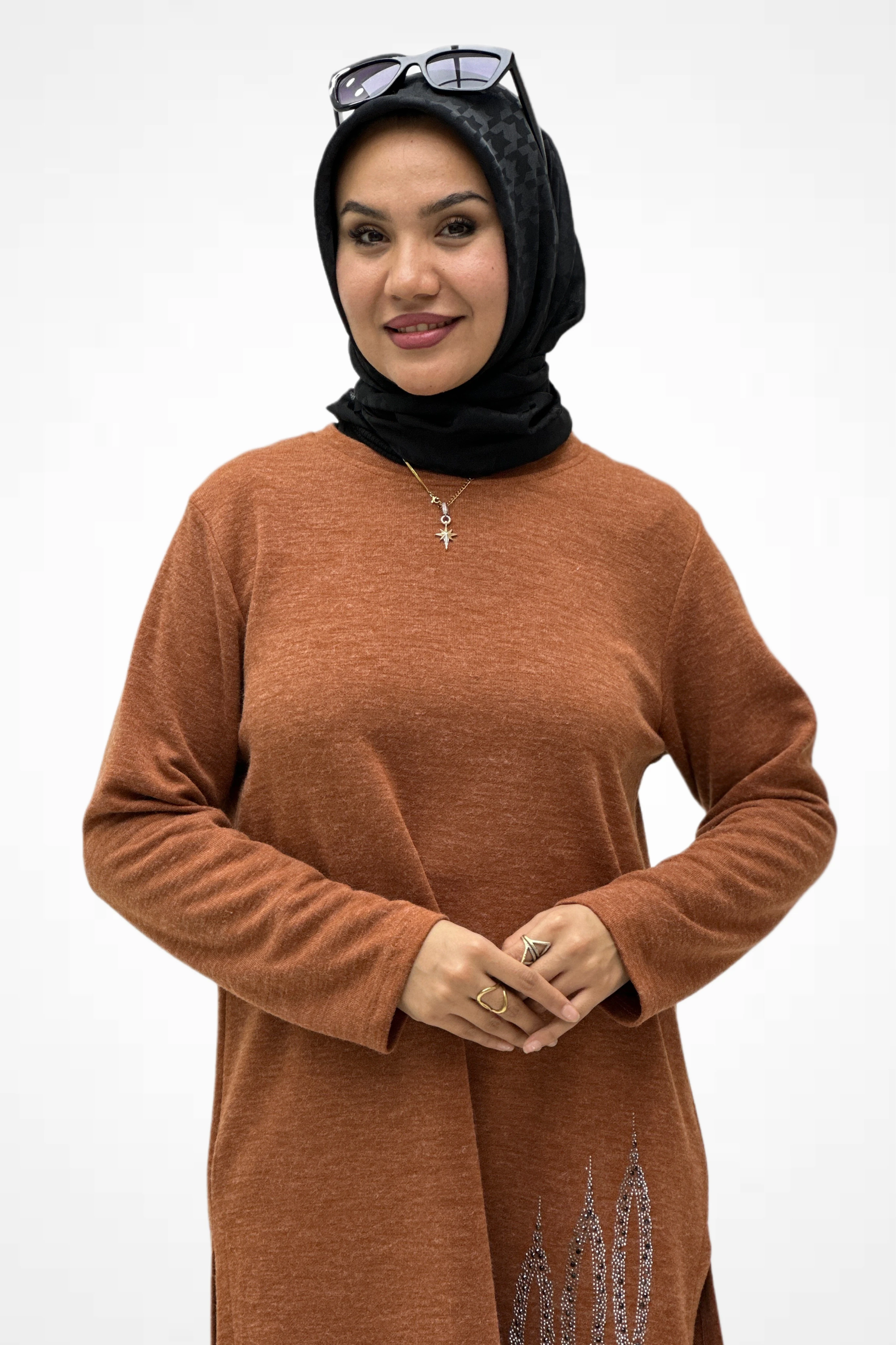 Taş Detaylı Tunik 26005