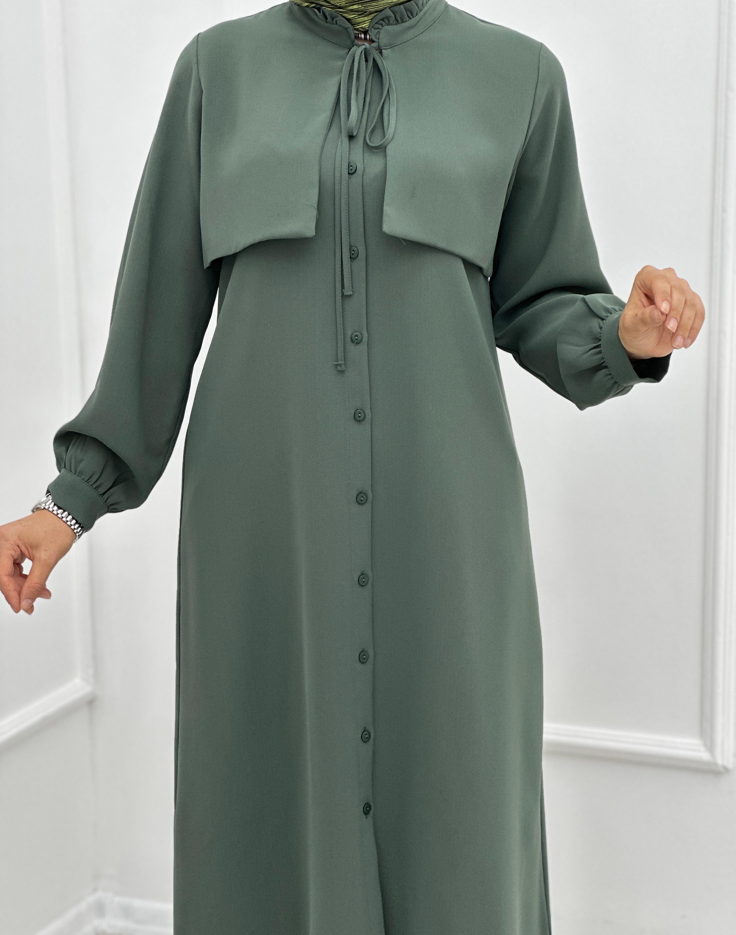 Cepkenli Bağcıklı Tunik  A4960