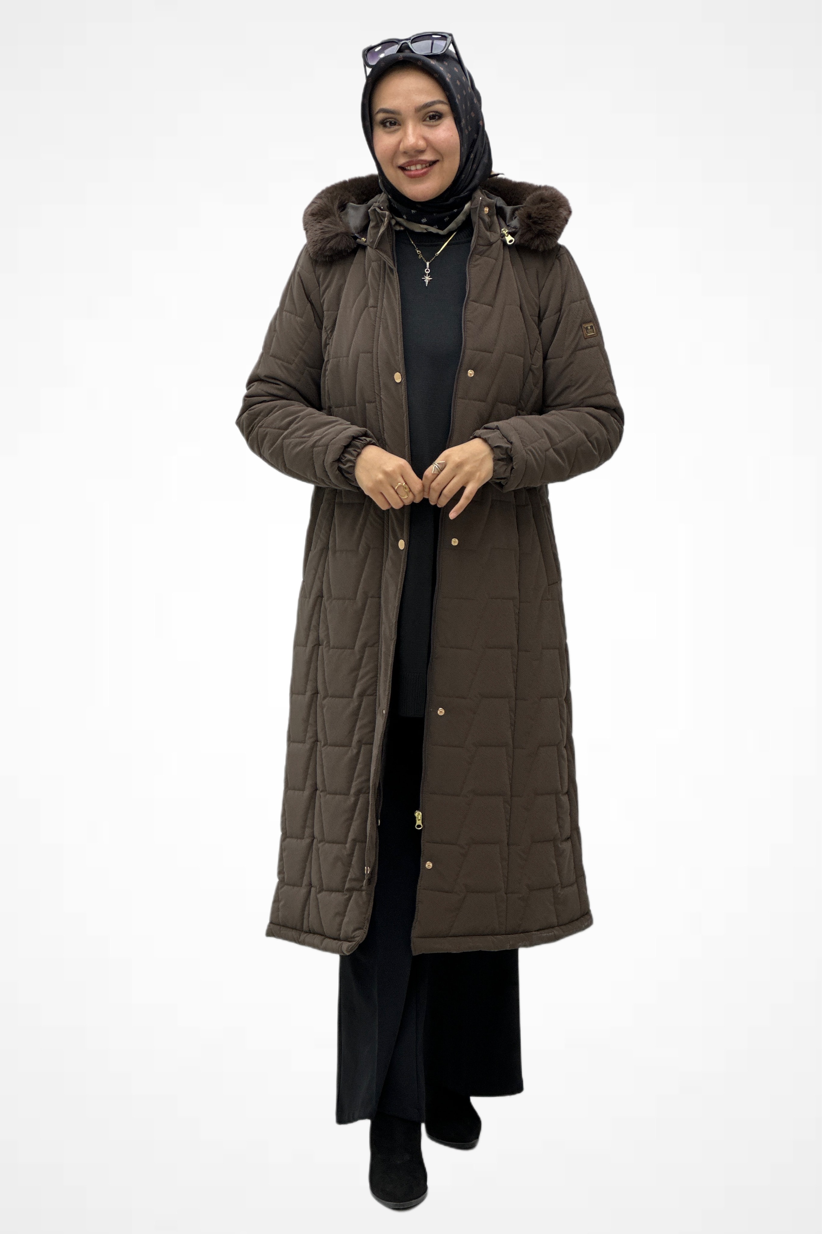 Yan Metal Tokalı Mont  A3021