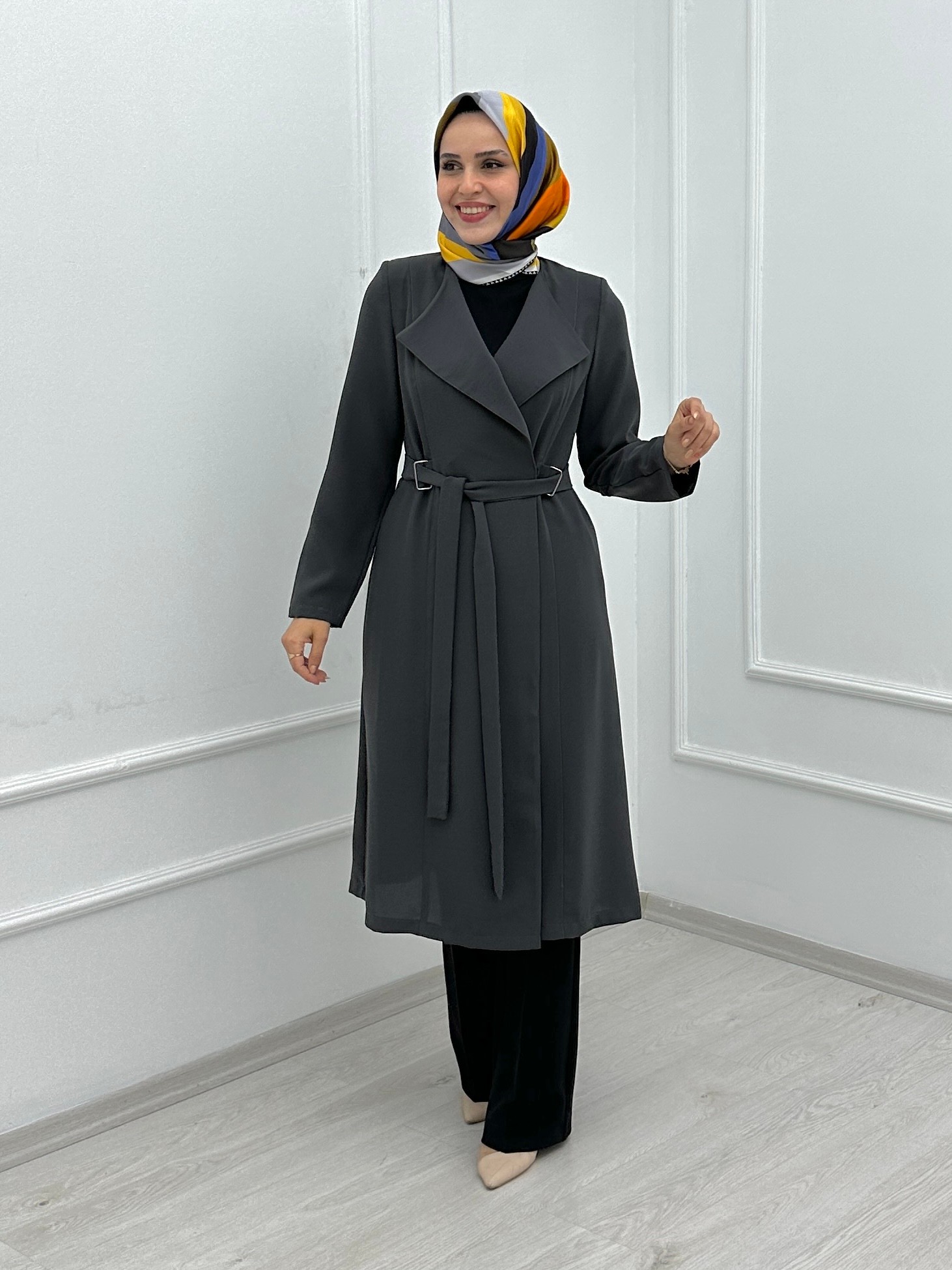 Şal Yaka Giy Çık  G210