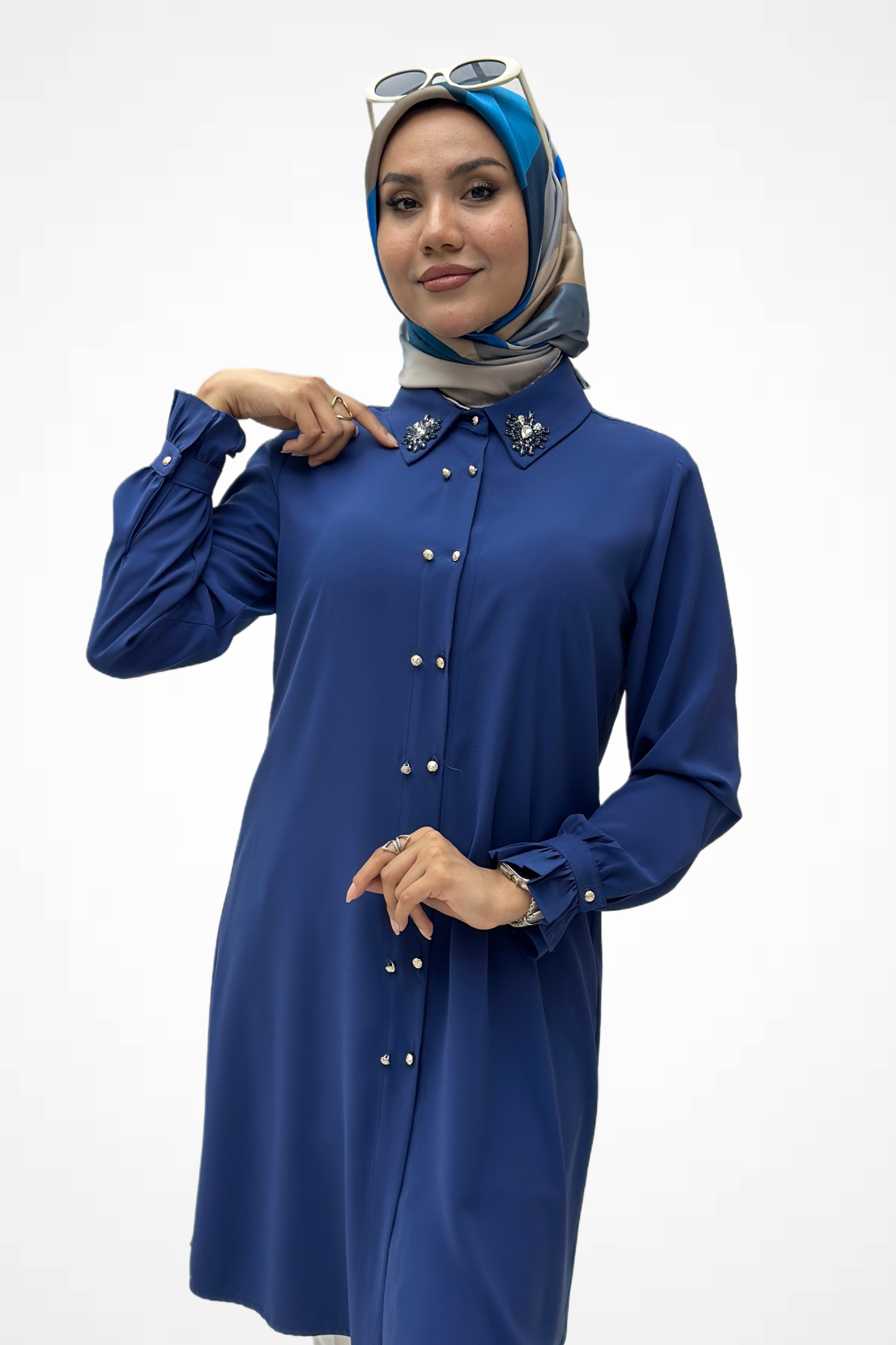 Çift Düğmeli Tunik A5106
