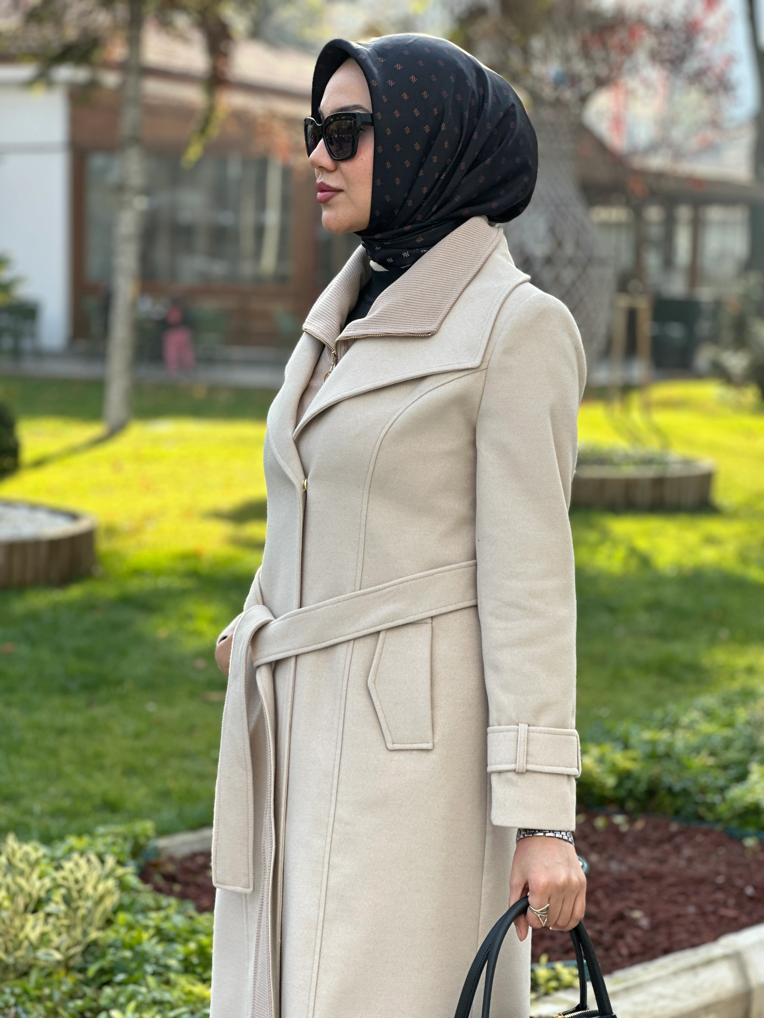 Zühre Çift Yaka Kaban 0219