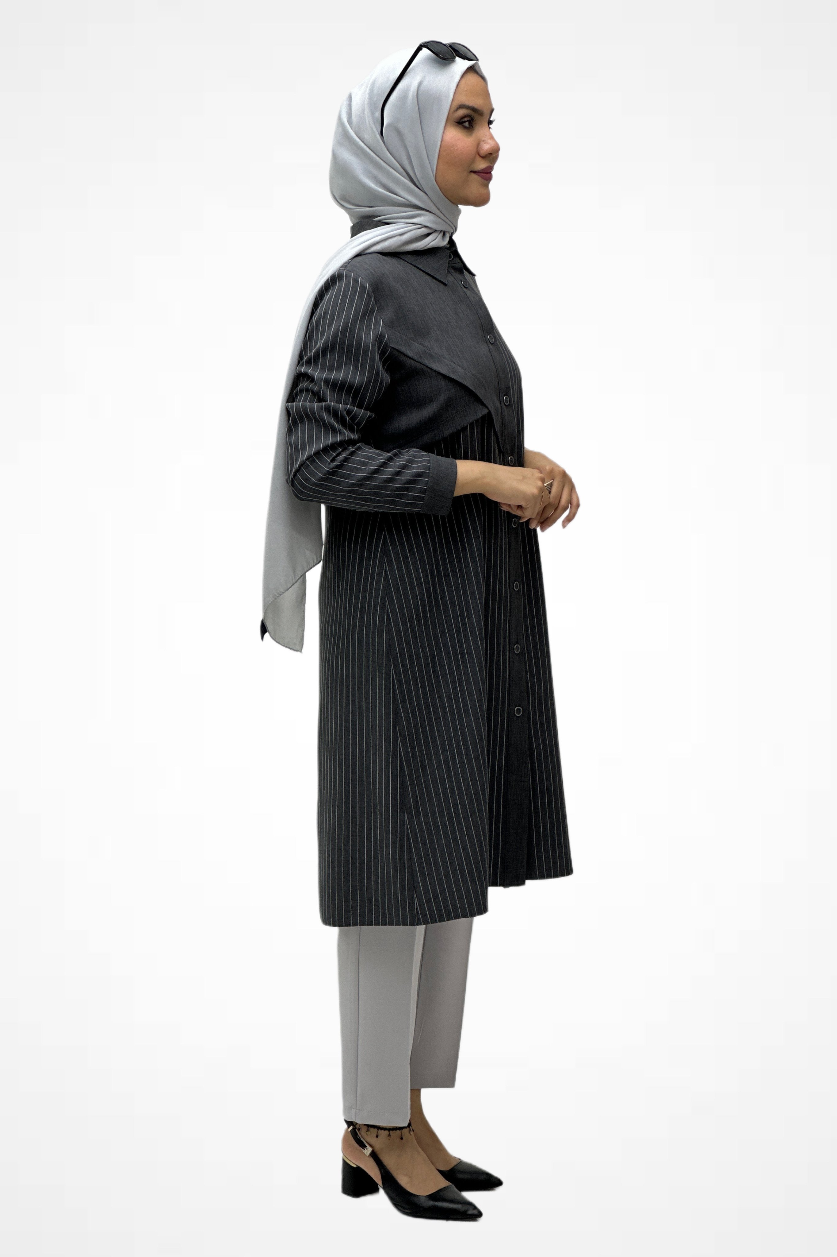 Çizgili Tunik 2924