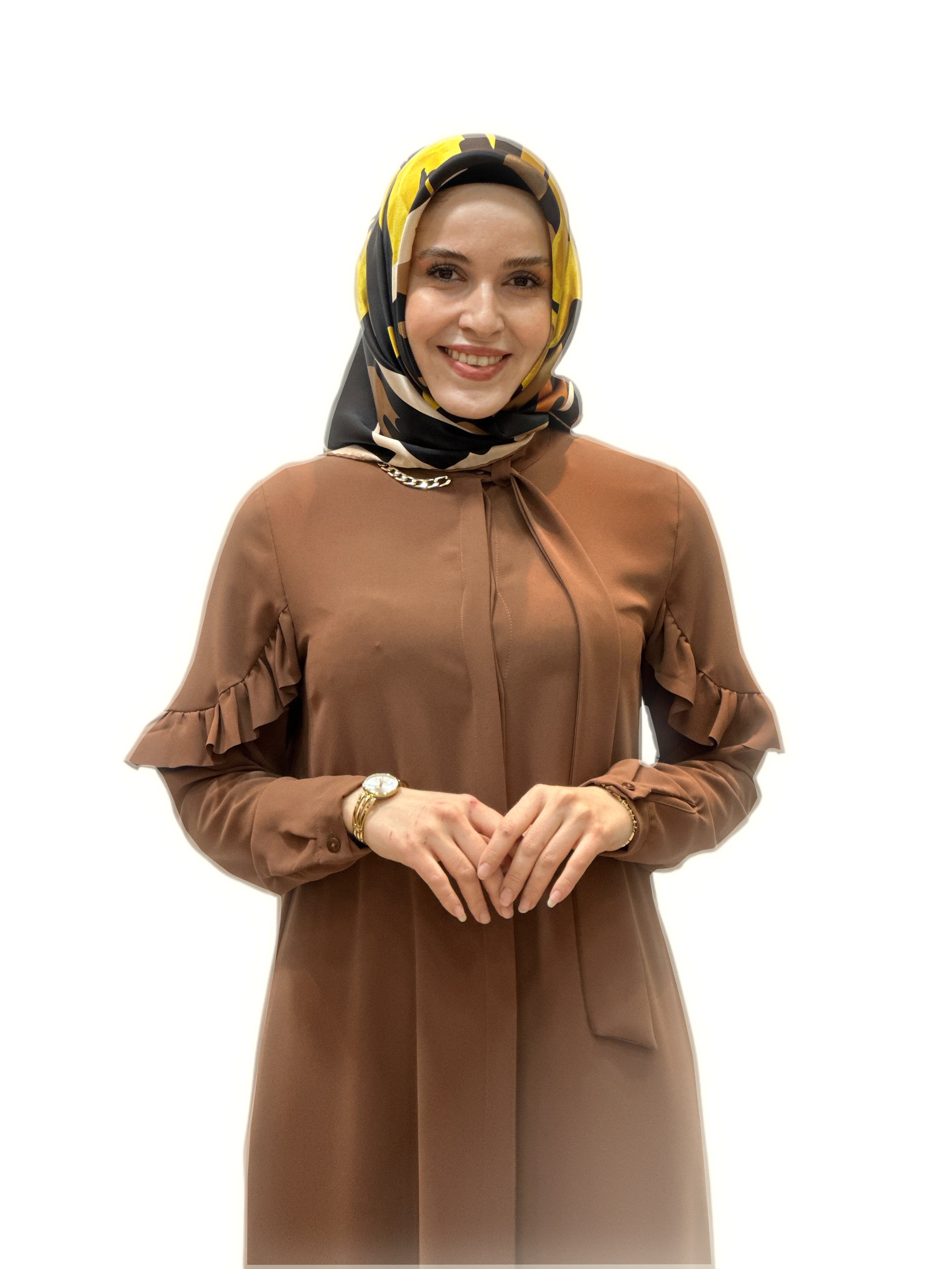 Omuz Altı Fırfırlı Tunik A4744