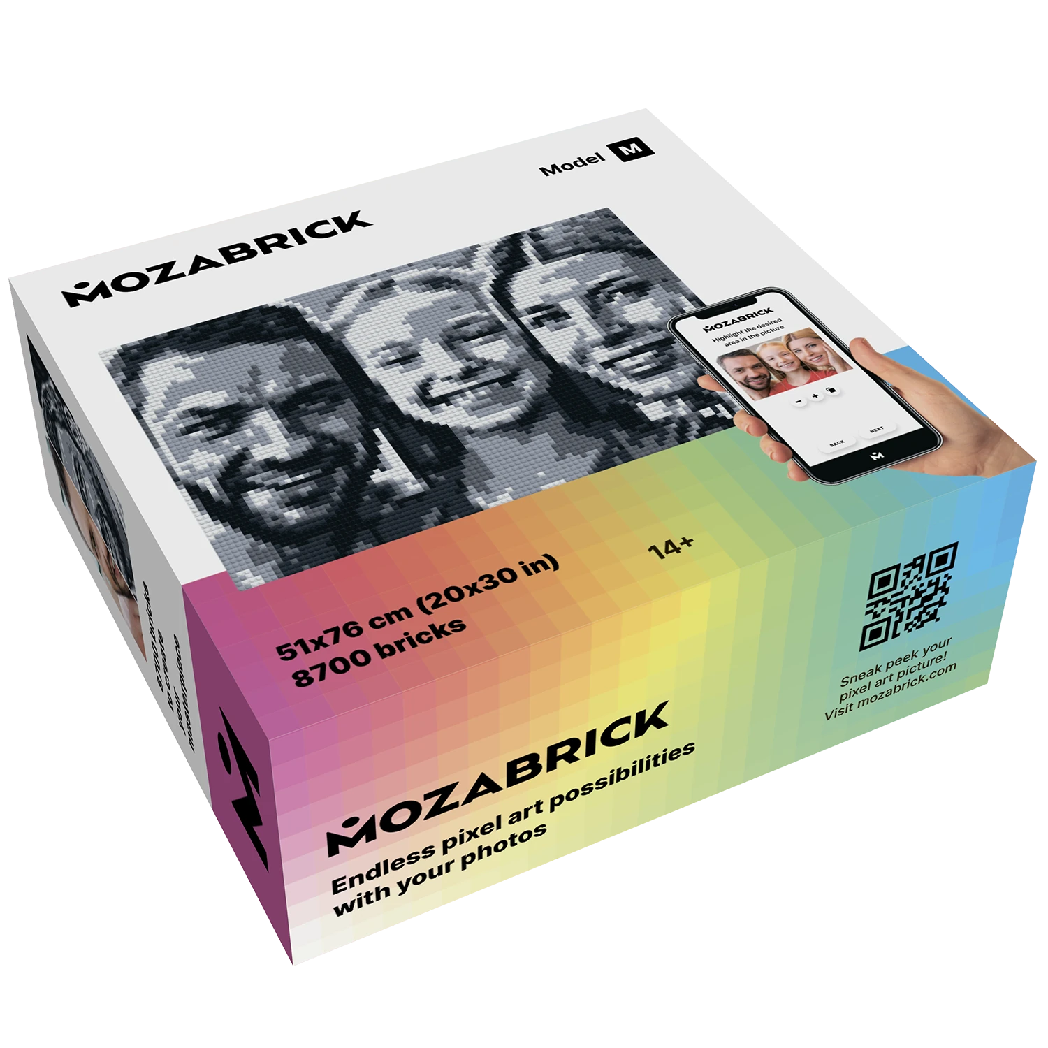 Mozabrick Model M Büyük Boyutlu Piksel Sanat Deneyimi