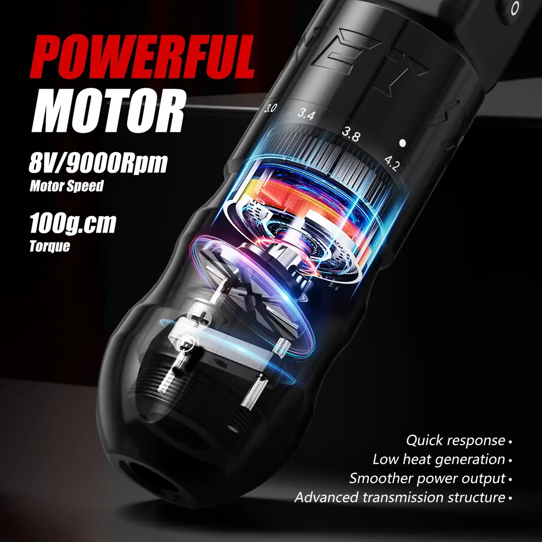 XNET T2 4.2mm Stroke 2000 mAh Tattoo Machine