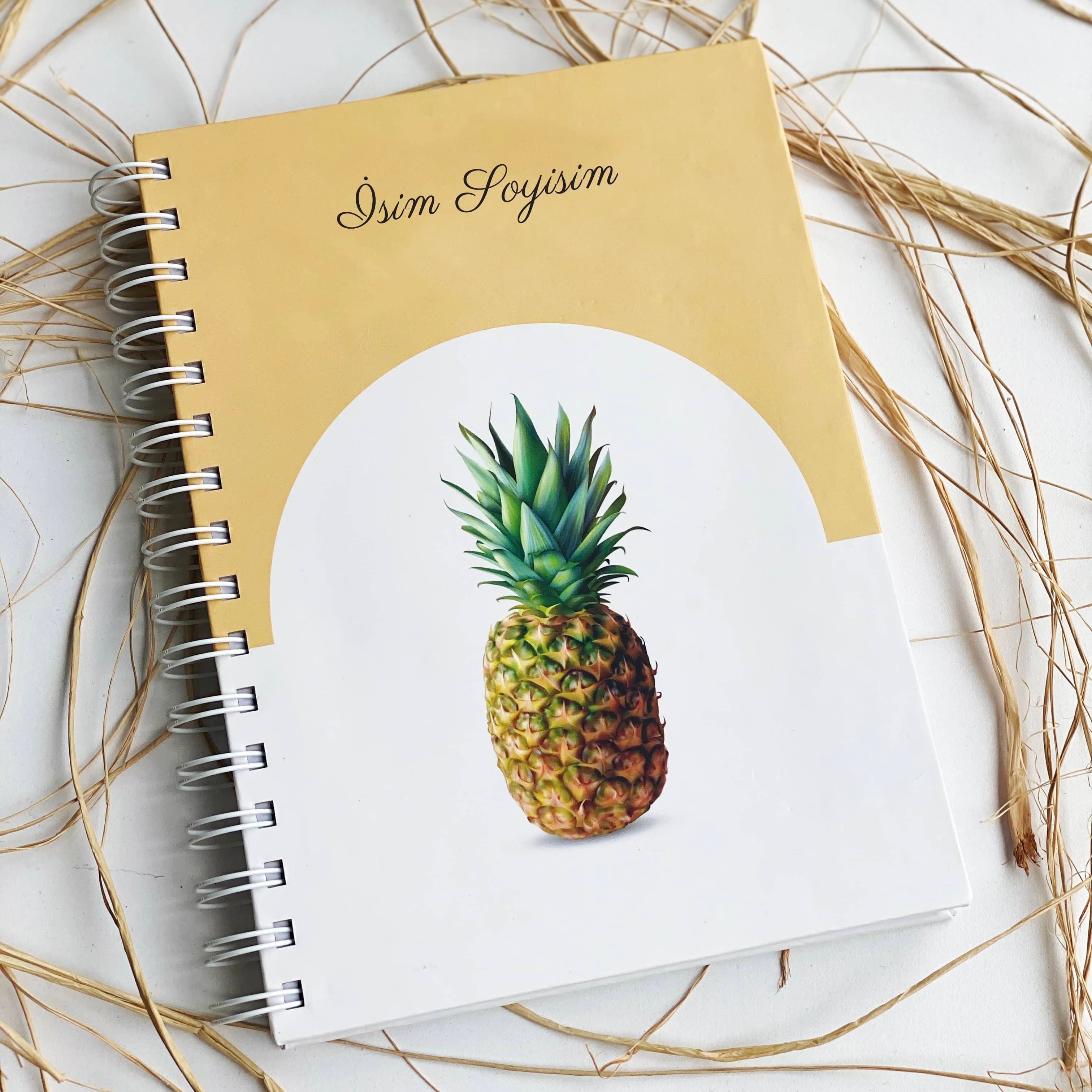 İsminize Özel Tasarım Planlayıcı - Ananas