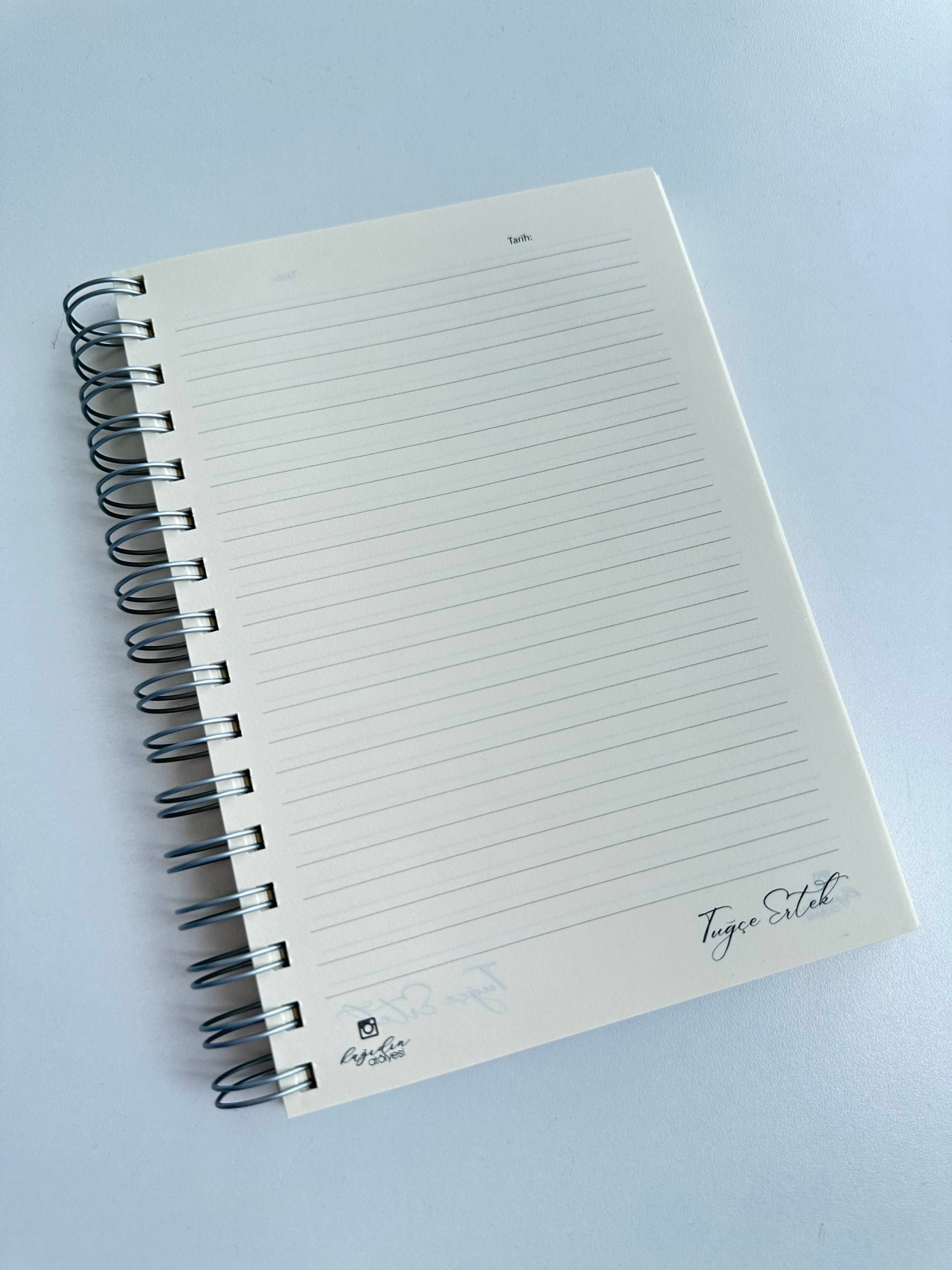 İsminize Özel A5 Defter - İsme Özel Hediye Defter