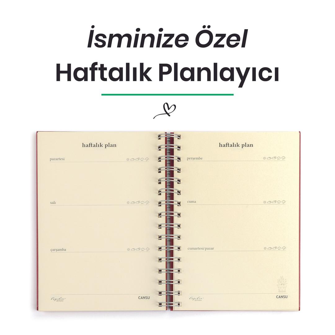 Zamanı olmayanlara bir tavsiye: Avukatlara özel hediye önerilerinden biri haftalık planlayıcı olabilir.