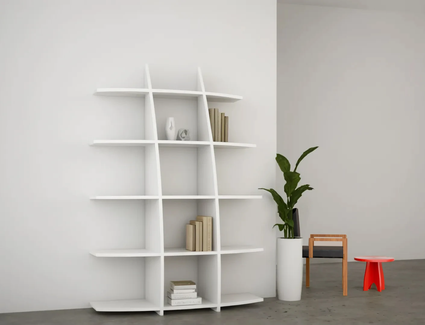 5 Raflı Yelken Kitaplık