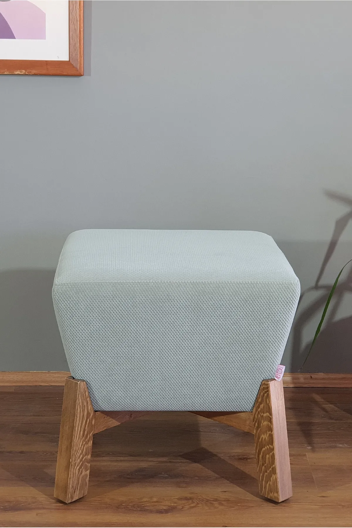 Piramit Puf 46 X 46 - Su Yeşili