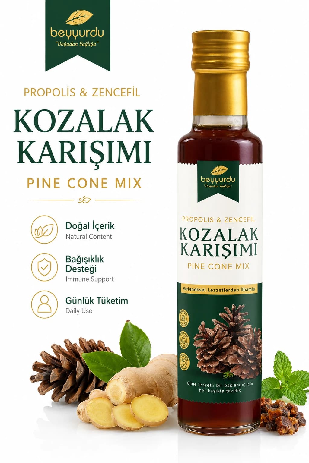 Mevsim, tür ve orman etiğiyle başlayan kozalak şurubu geleneği, kontrollü üretim ve açık etiketle sofraya ulaşır.