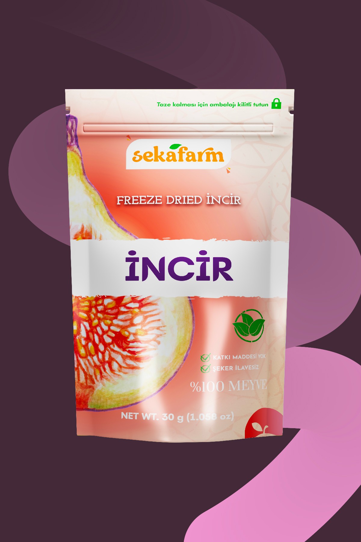 Dondurularak Kurutulmuş İncir 30 Gr