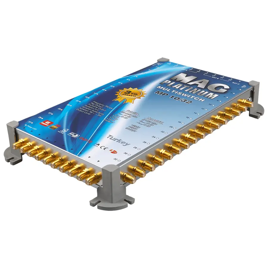 MAG Platinum MP 1032 Multiswitch - 10 Giriş 32 Çıkışlı Merkezi