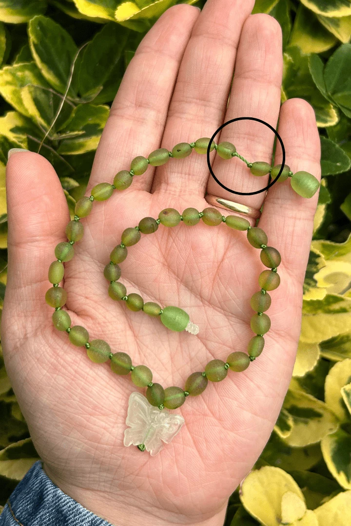 Kehribar Bebek Kolyesi Outlet Karayip