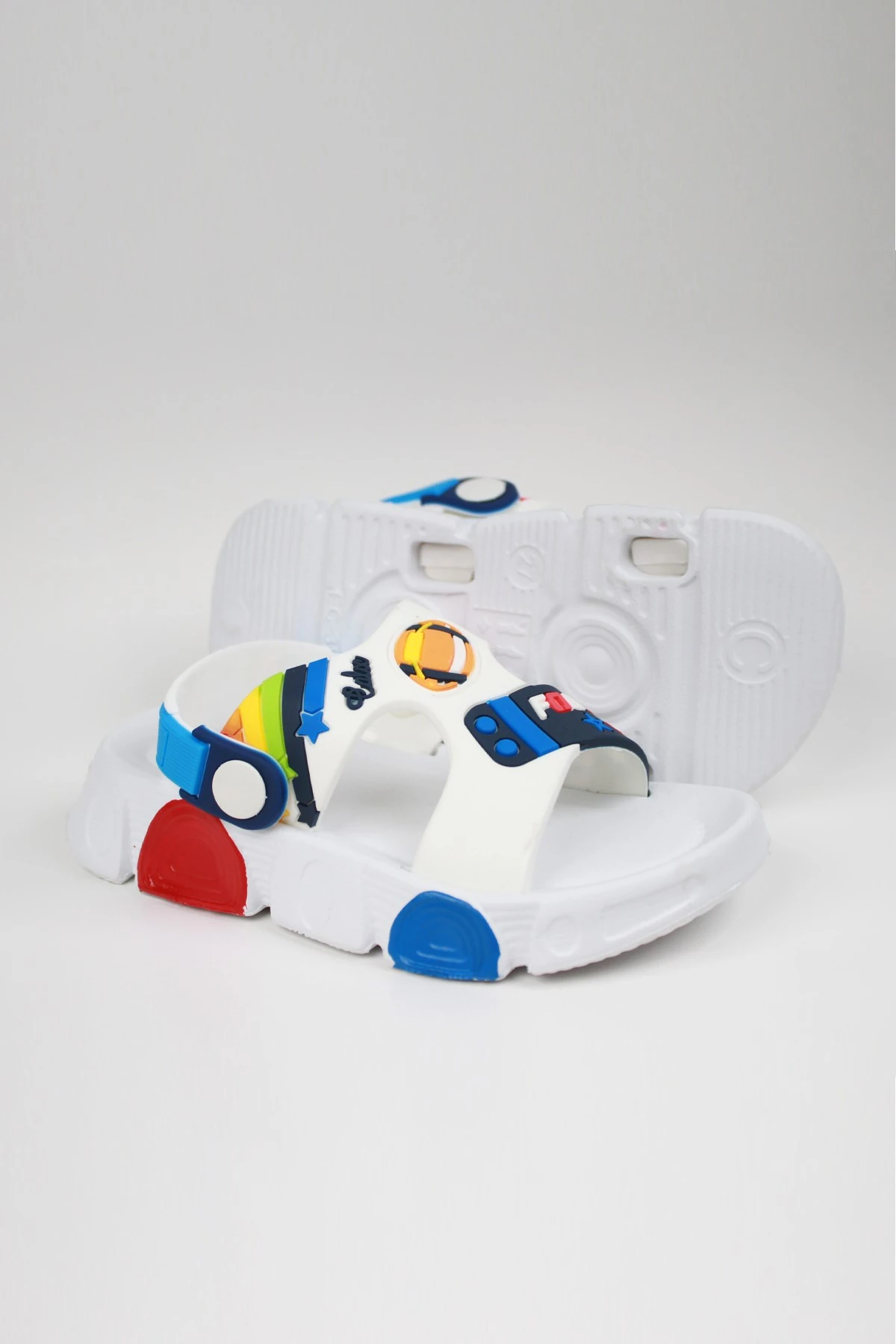 Günlük Unisex Çocuk Sandalet Esnek Kaymaz Taban Yazlık Ev Okul Kreş Ayakkabı PS940-PS955