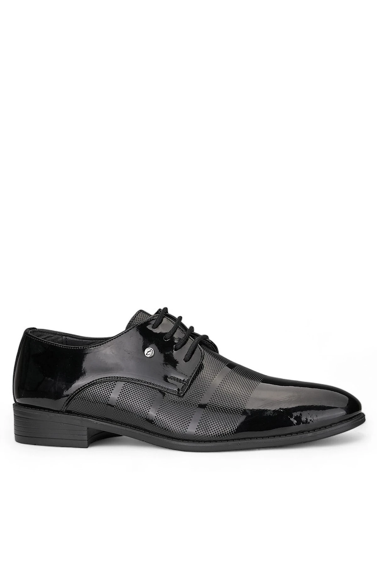 Erkek Günlük Casual Ayakkabı Damat Bağcıklı Dikiş Detaylı Tırtıklı Taban Klasik Kundura E-576
