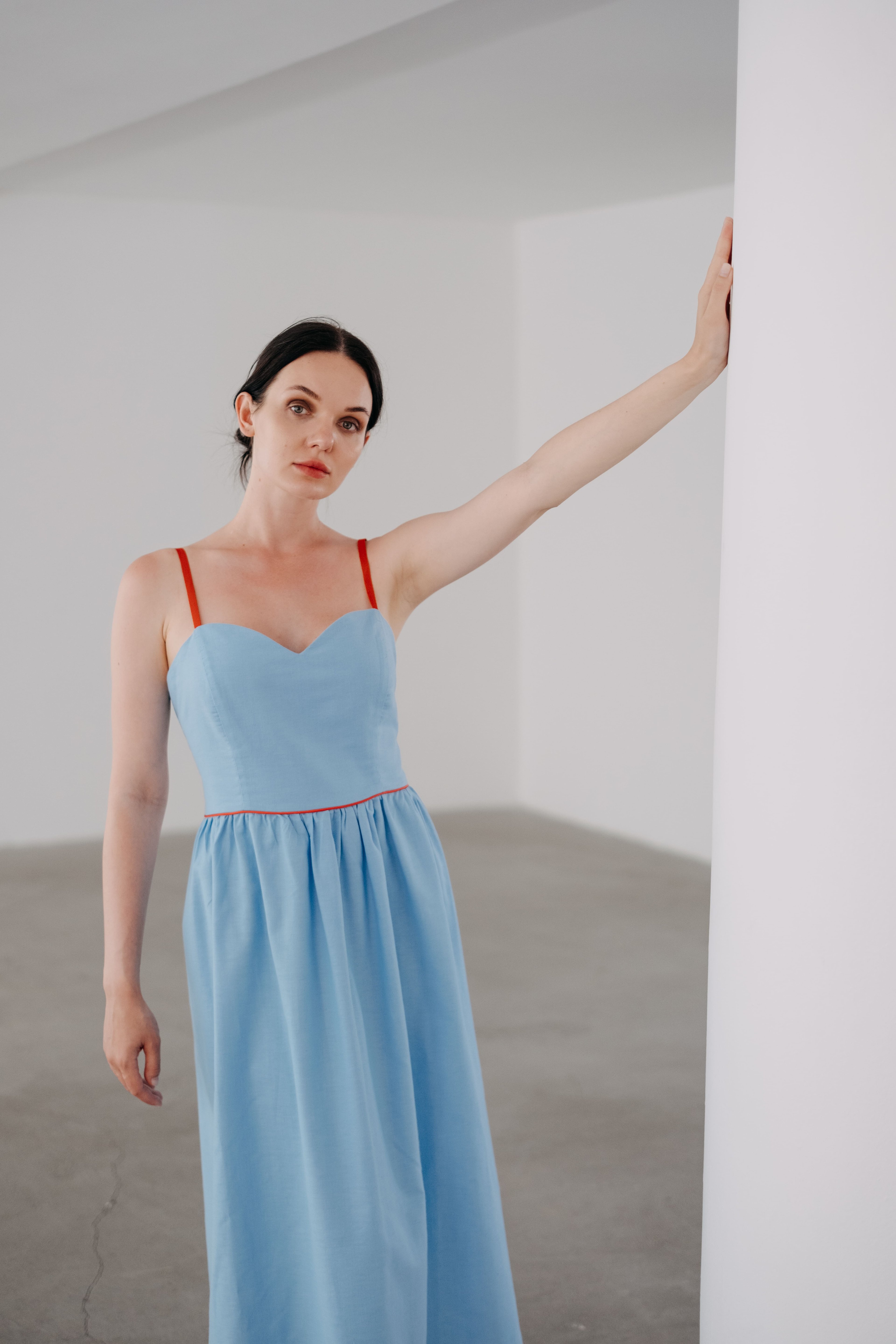 Rose Elbise + Summer Blue Şapka