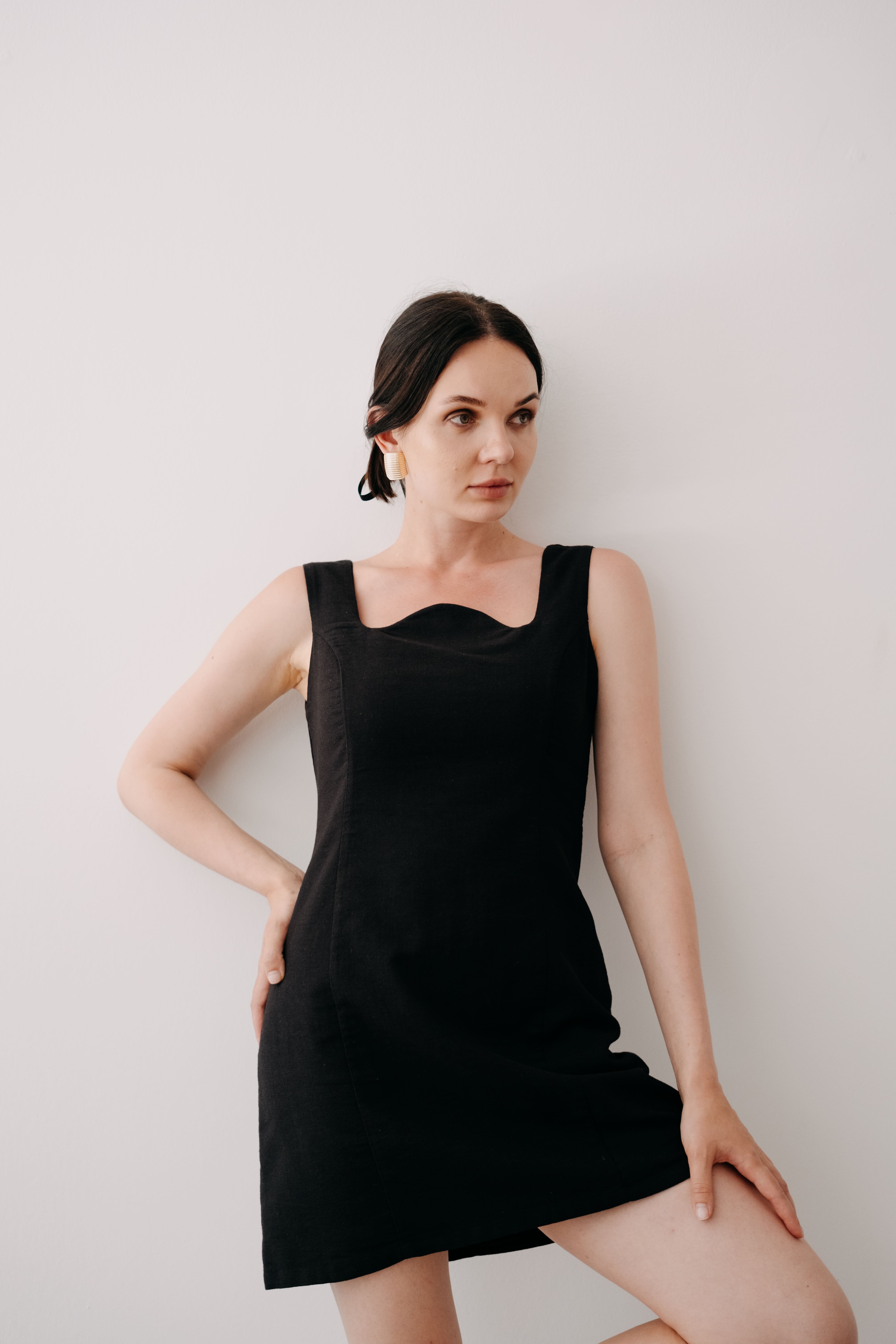 Kylie Black Elbise